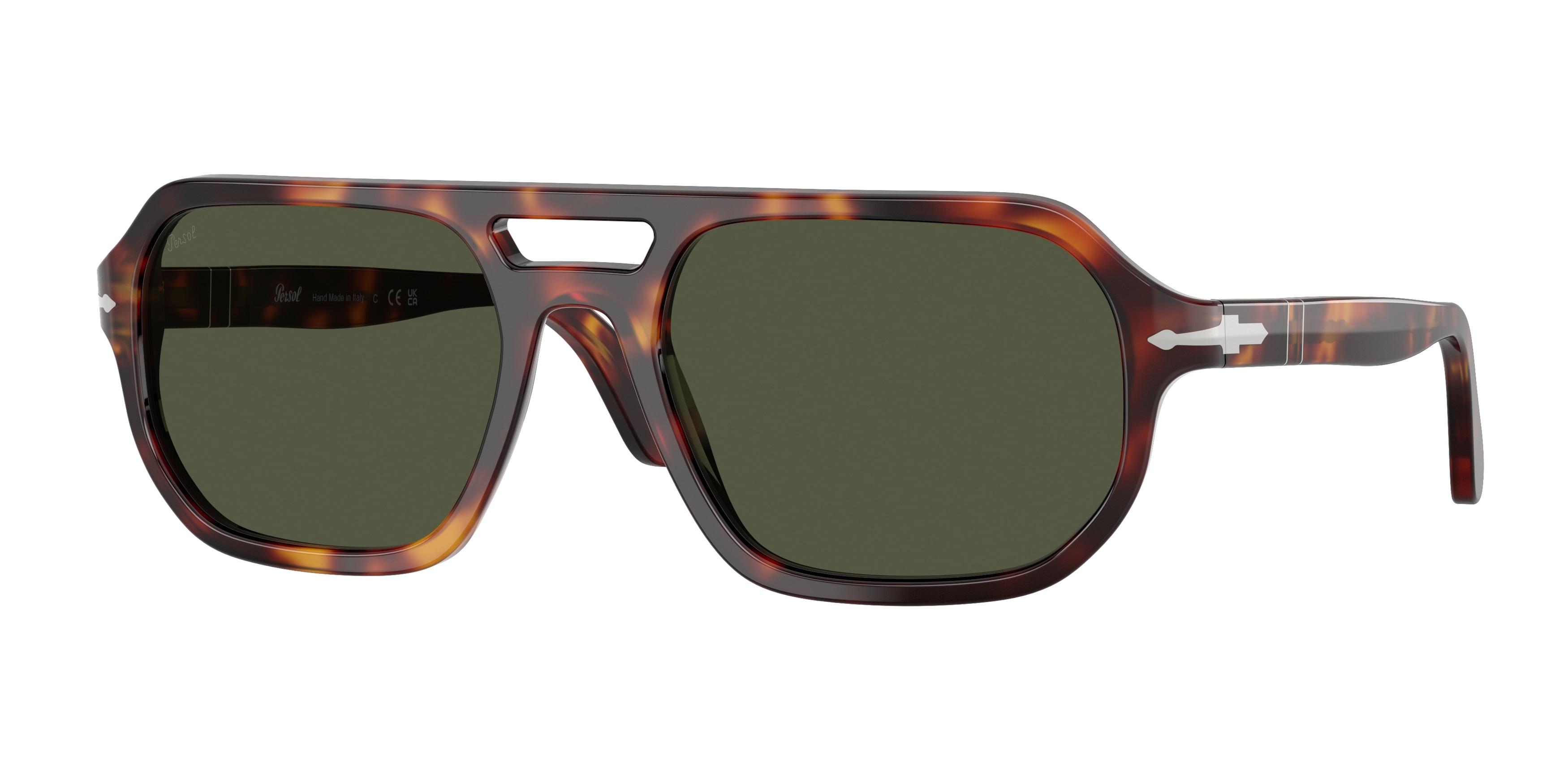 PERSOL-3393S/S 24/31 HAVANA(GREEN 56*20, , hi-res image number 0