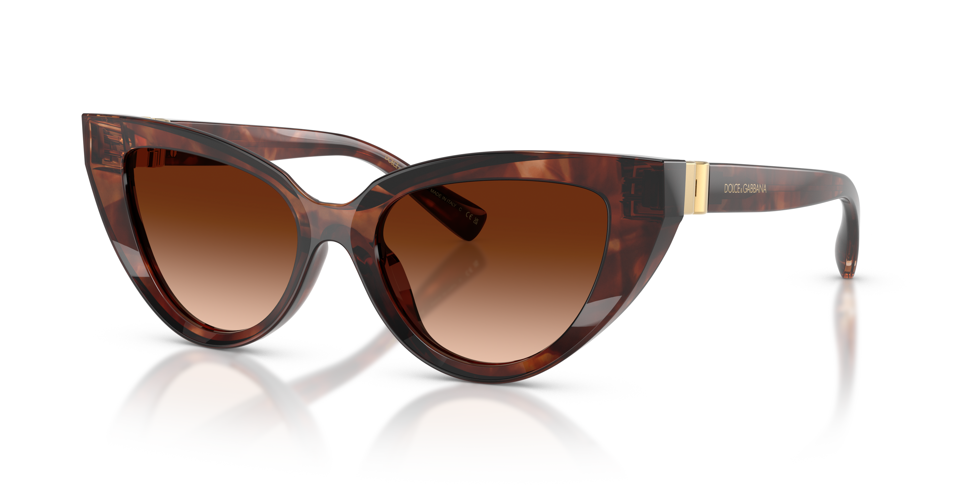 GABBANA-4497/S 322274 DARK RED HAVANA(BROWN GRADIENT 52*18, Burdeus Havana, hi-res image number 0