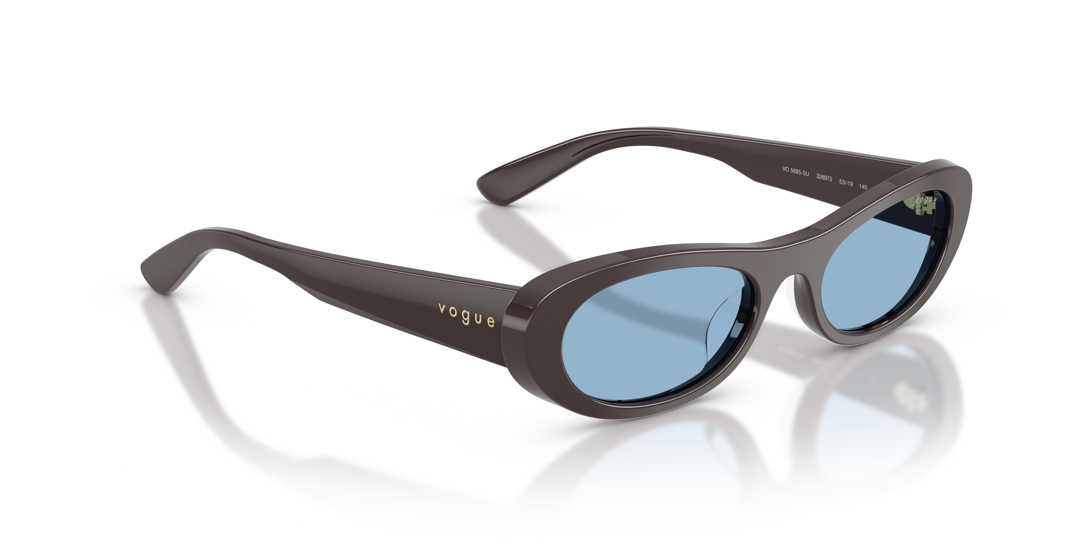 VOGUE-5695SU/S 326972 FULL MOKA(LIGHT BLUE 53*19, , hi-res image number 4