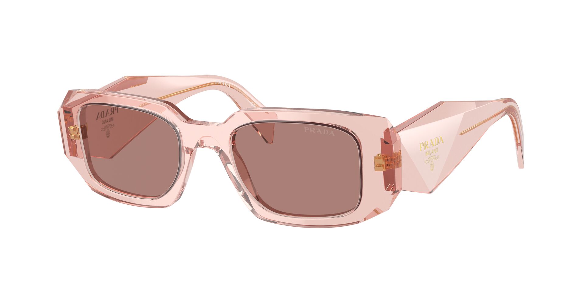 PRADA-17WS/S 19Q10D TRANSPARENT PEACH(LIGHT BROWN 49*20, Peach transparent, hi-res image number 0