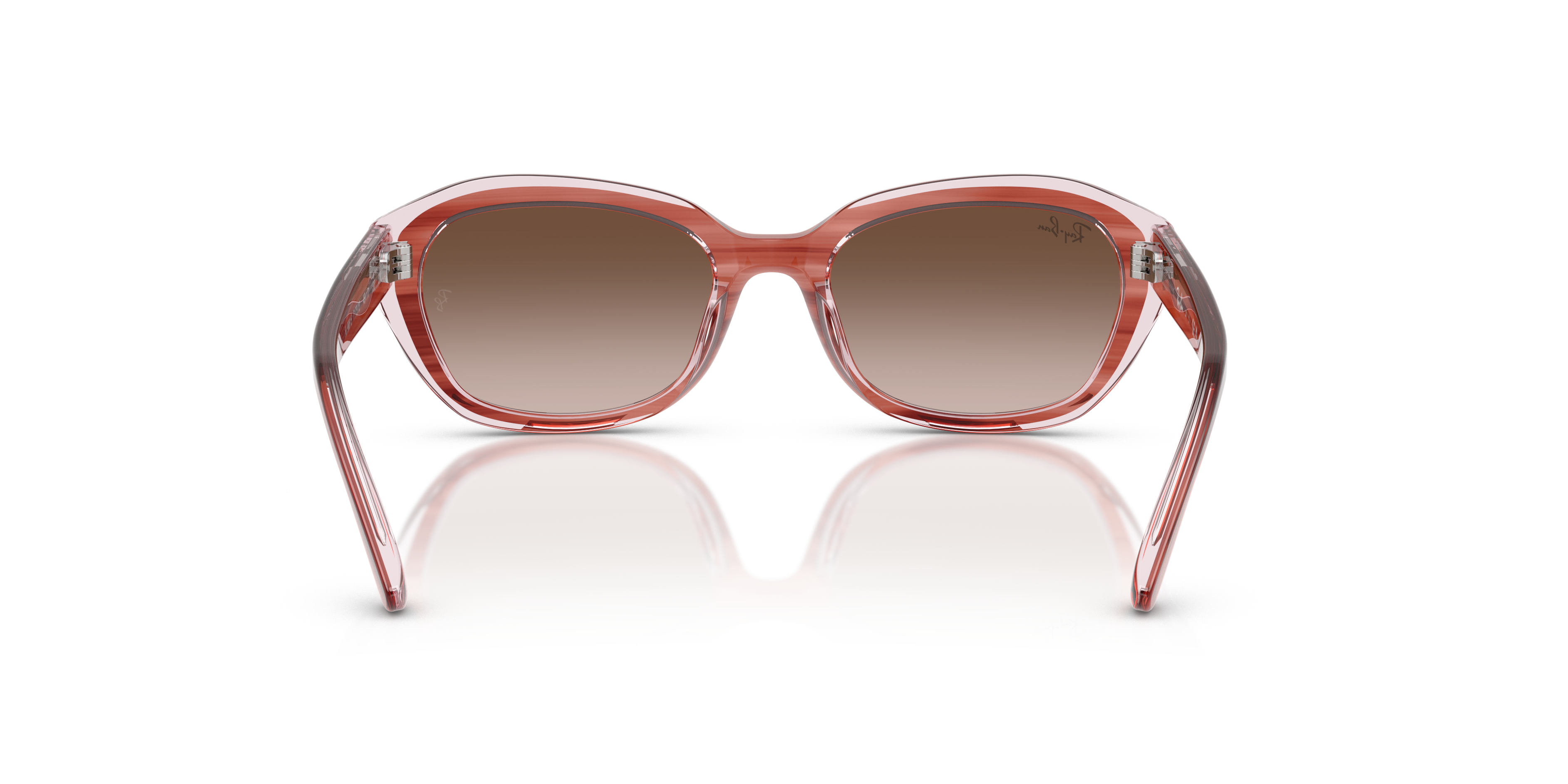 RJ-9081S 717313 STRIPED PINK ON TRANSP PINK(GRADIENT BROWN 48*17, Rosa a rayas | Rosa transparente, hi-res image number 3