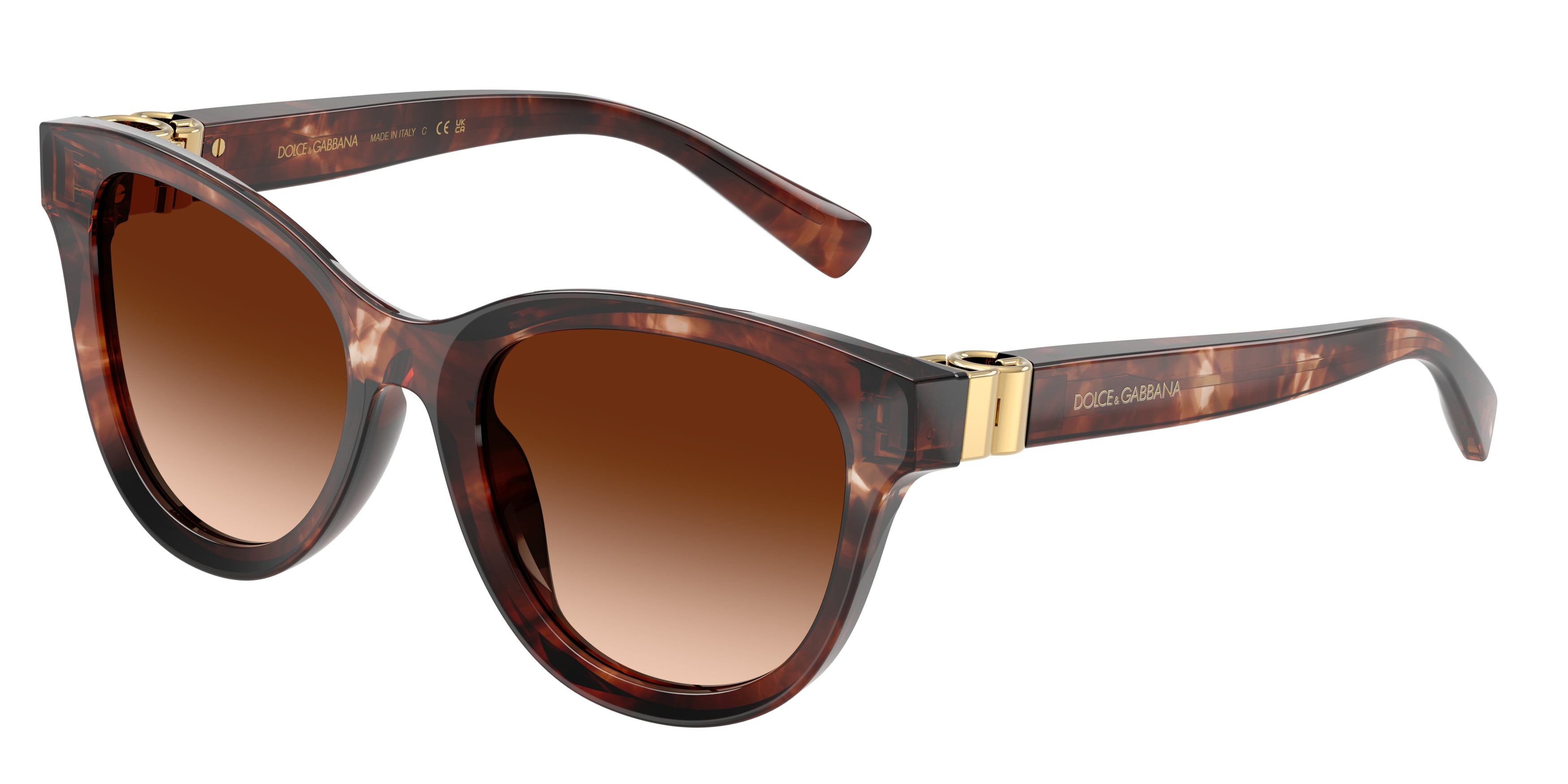GABBANA-4533/S 322274 DARK RED HAVANA(BROWN GRADIENT 54*20, , hi-res image number 0