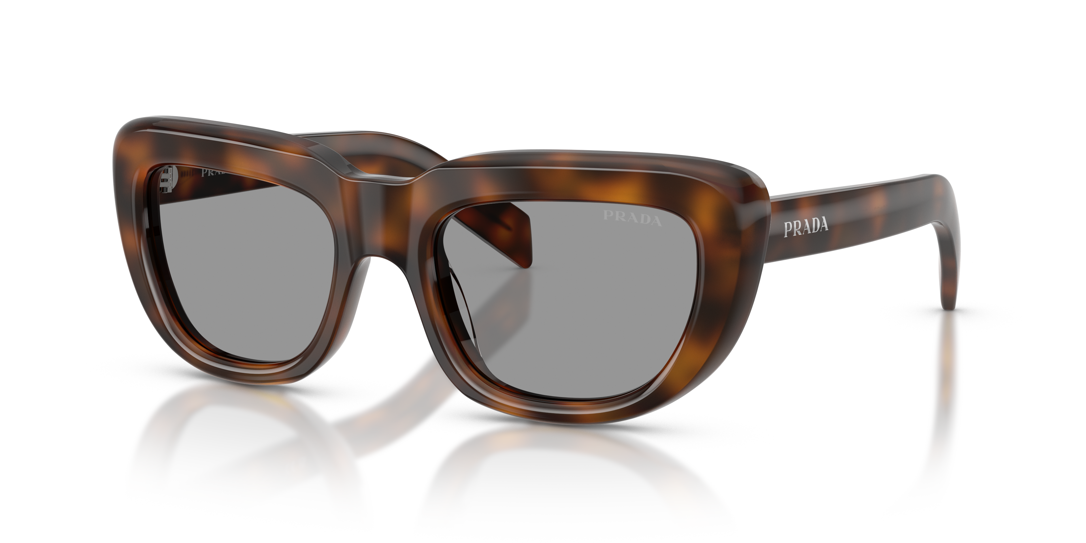 PRADA-D07S/S 20D50Q JUNIPER TORTOISE(GREY 53*20, , hi-res image number 0