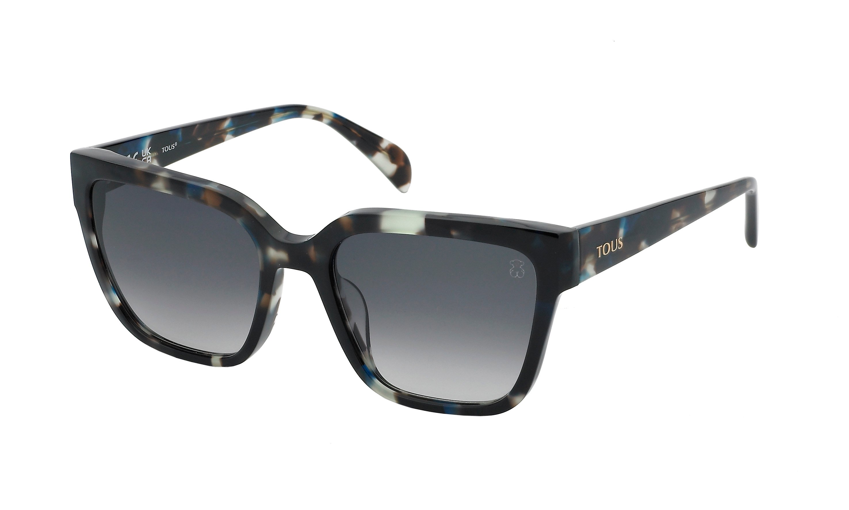 TOUS-B77/S 09UV BROWN/BLU HAVANA(SMOKE GRADIENT/MIRROR SILVER 54*18, Havana Blau, hi-res image number 0