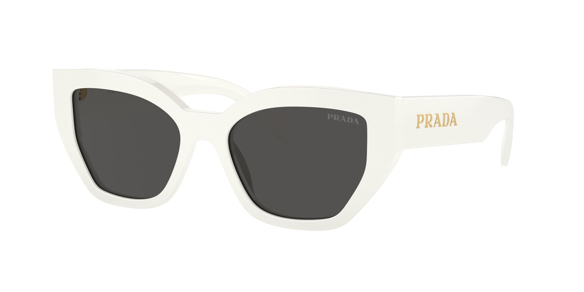PRADA-A09S/S 1425S0 TALC(DARK GREY 53*18, Blanc, hi-res image number 0
