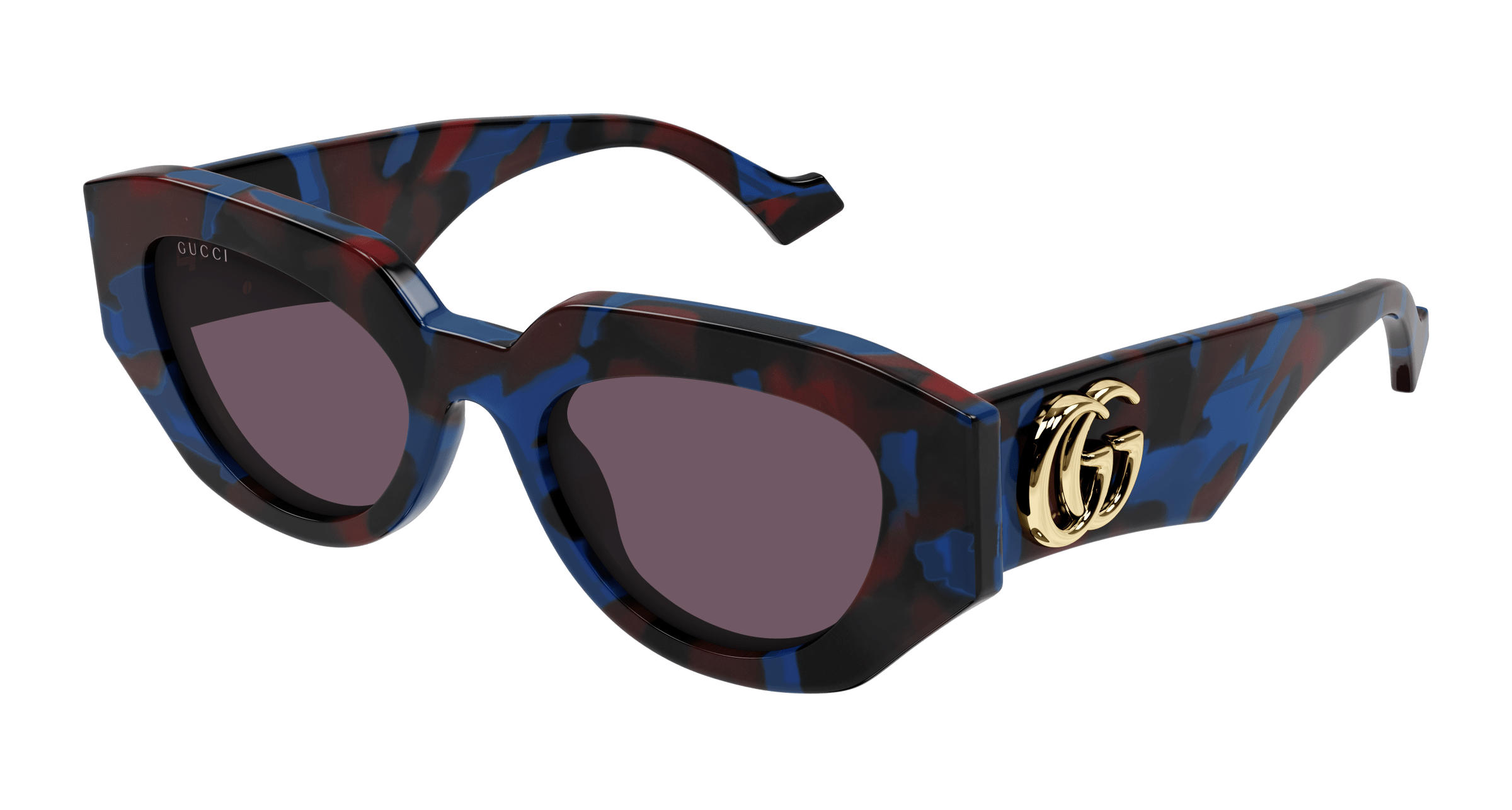 GUCCI-1421S/S 003 HV.RED/BLUE (VIOLET 51*20, Havana Blau | Vermell, hi-res image number 0