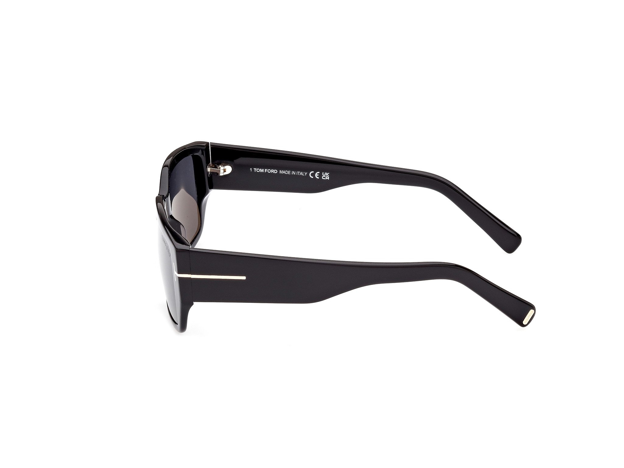 TOMFORD-0989/S 01A shiny black  (smoke 56*16, Negre, hi-res image number 2