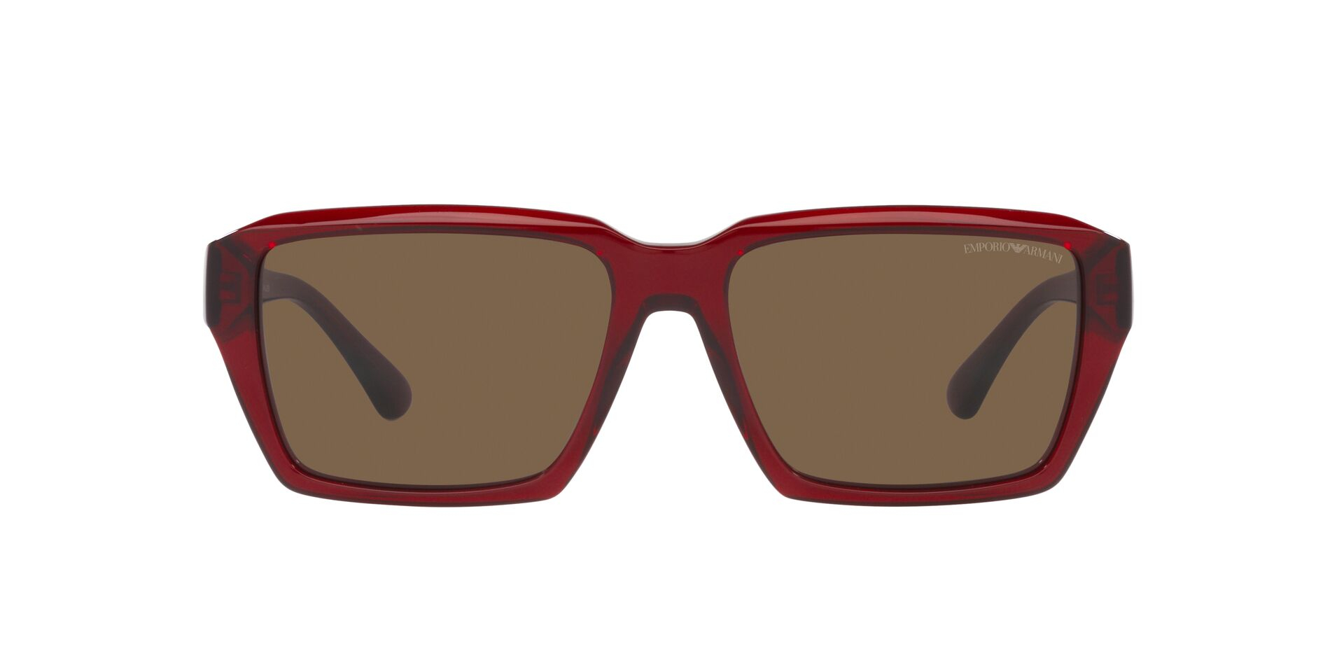 EMPORIO-4186/S 507573 SHINY TRANSPARENT RED(DARK BROWN 58*17, Vermell, hi-res image number 11