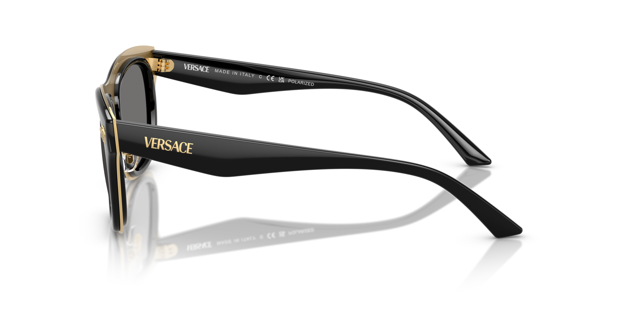 VERSACE-2272/S GB1/81 BLACK(DARK GREY POLAR 53*18, , hi-res image number 2
