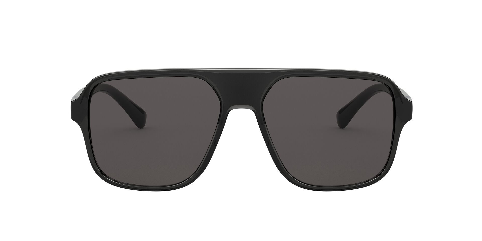 GABBANA-6134/S 325787 TRANSPARENT GREY/BLACK(GREY 57*16, Negre, hi-res image number 1