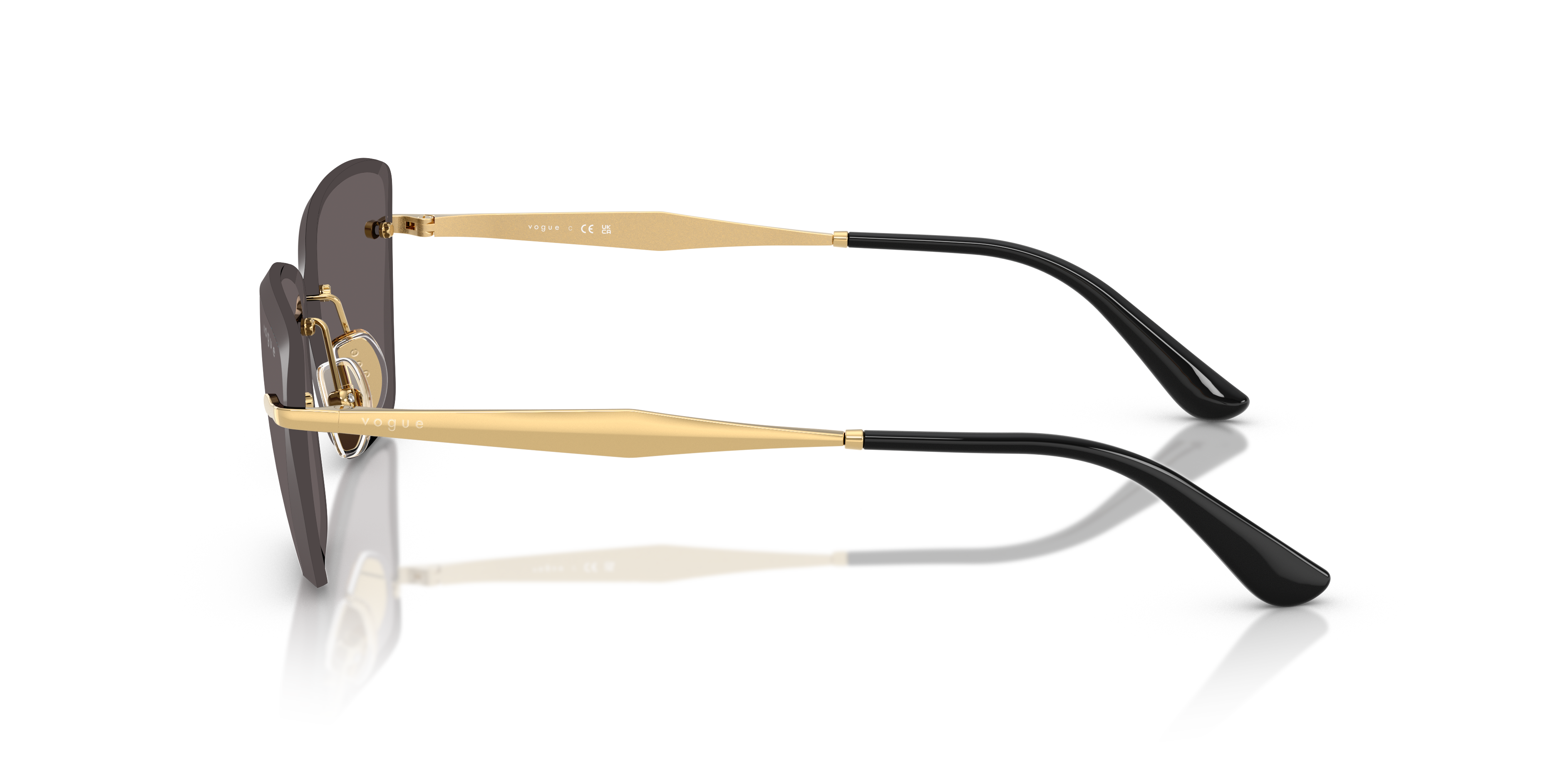 VOGUE-4332S/S 280/87 GOLD (BLACK SMOKE 59*15, , hi-res image number 2