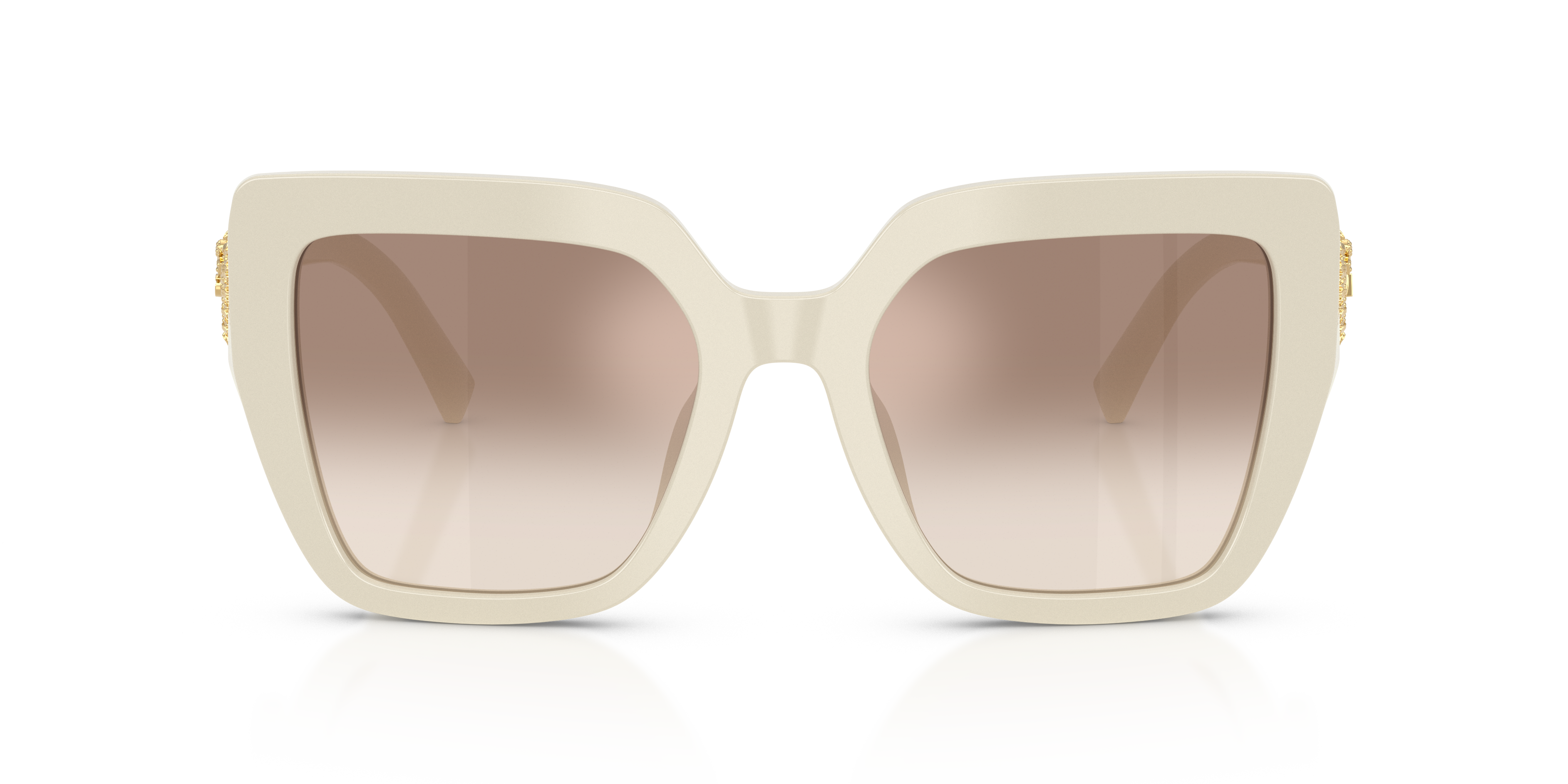 GABBANA-4538/S 331294 CREAM(GRADIENT BROWN MIRROR SILVER 54*20, , hi-res image number 1