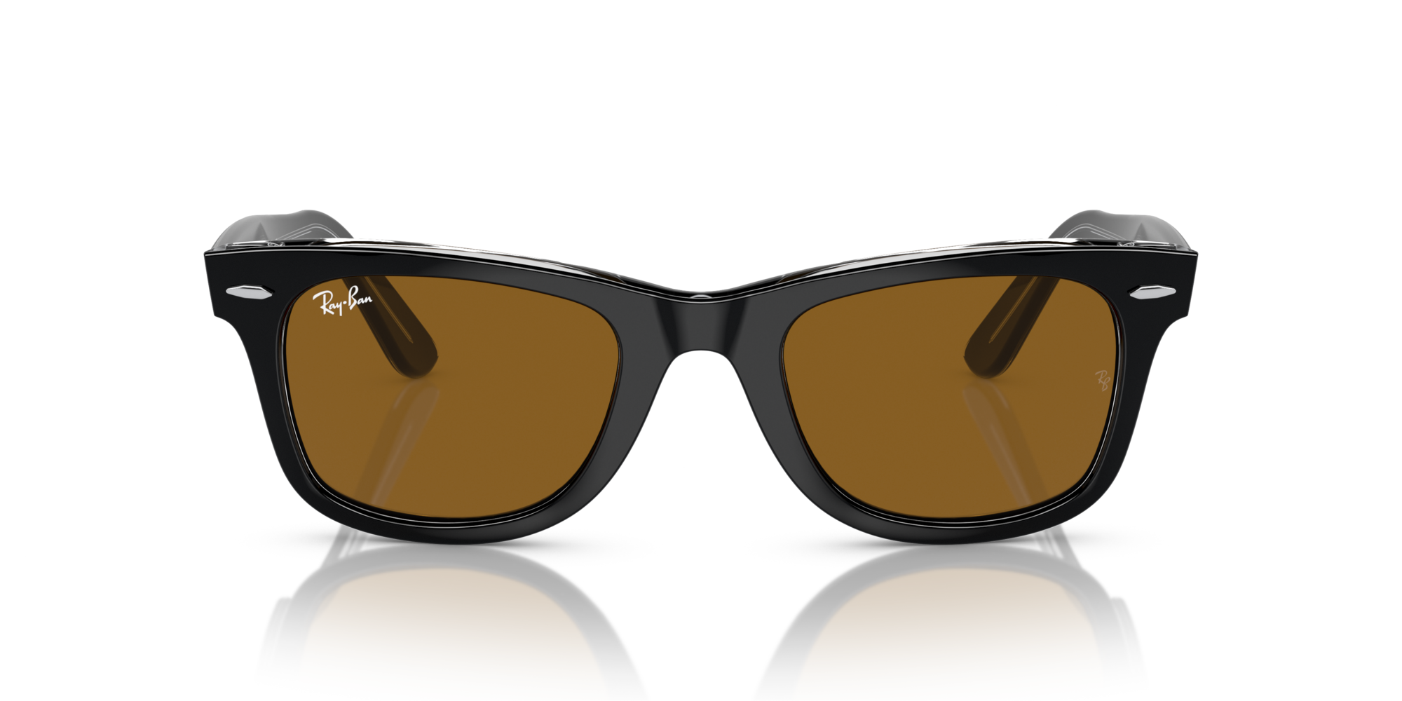 RB-2140 129433 BLACK (BROWN 54*18, Negre sobre transparent, hi-res image number 1