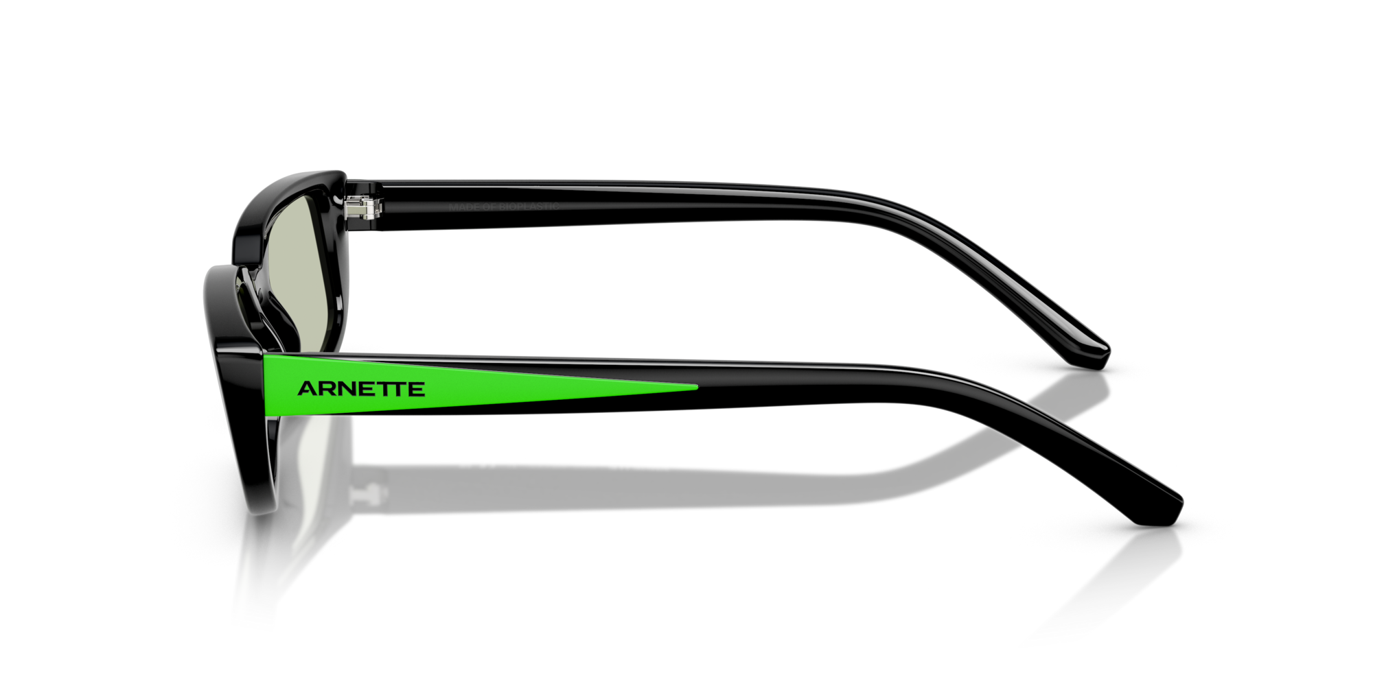 ARNETTE-4348 2753/2 SHINY BLACK(LIGHT GREEN 55*17, , hi-res image number 2