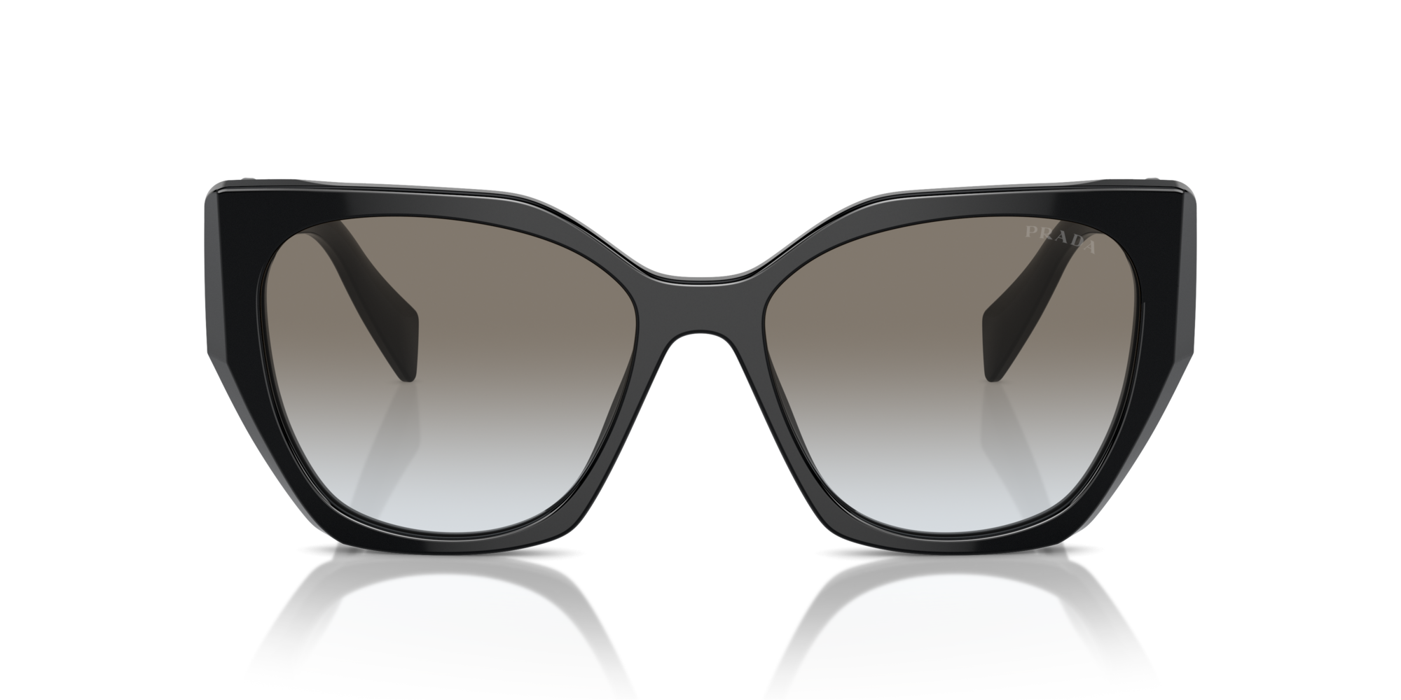 PRADA-19ZS/S 1AB0A7 BLACK (GREY GRADIENT 55*17, Negre, hi-res image number 1