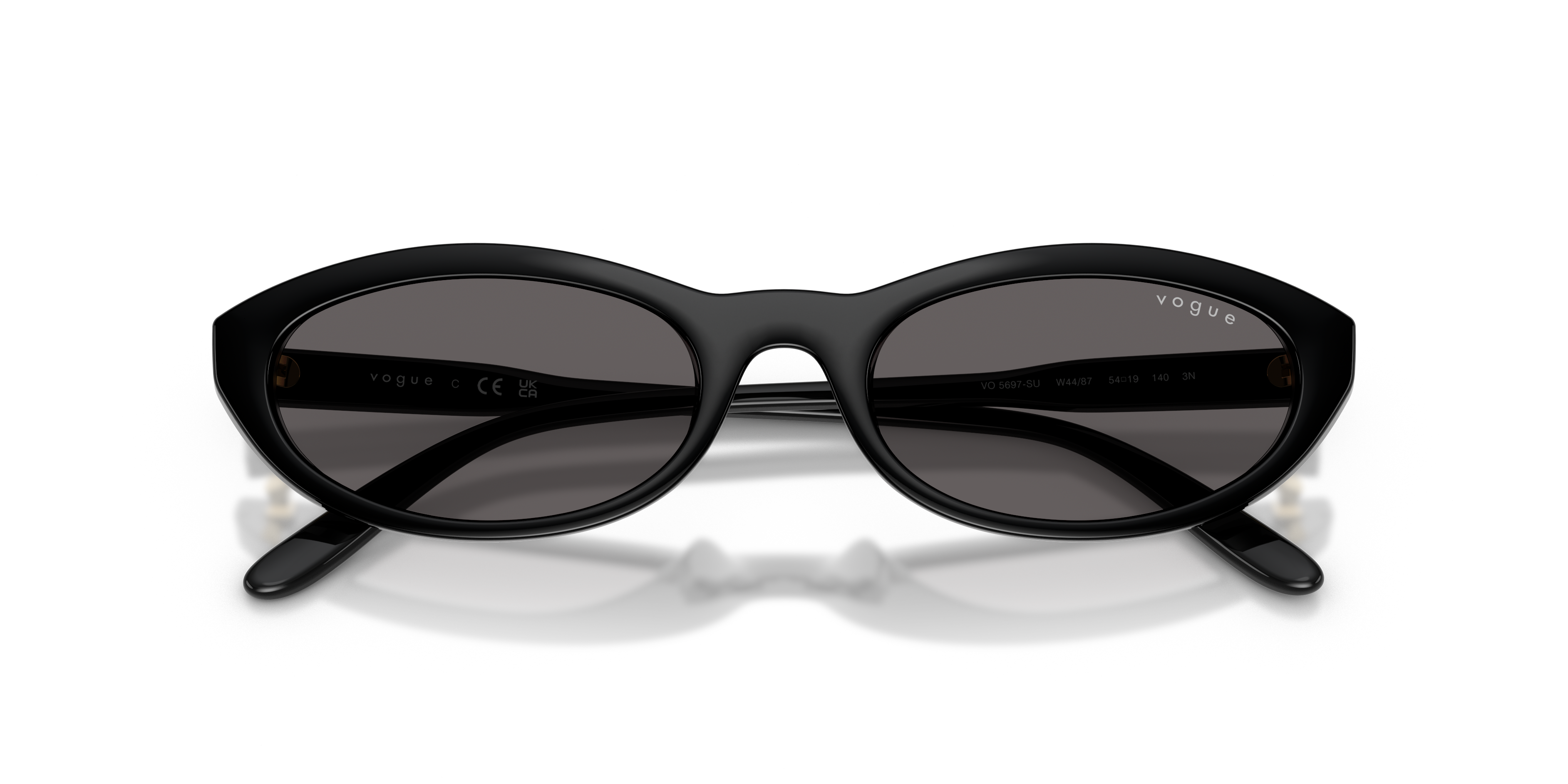 VOGUE-5697SU/S W44/87 BLACK(BLACK SMOKE 54*19, , hi-res image number 4