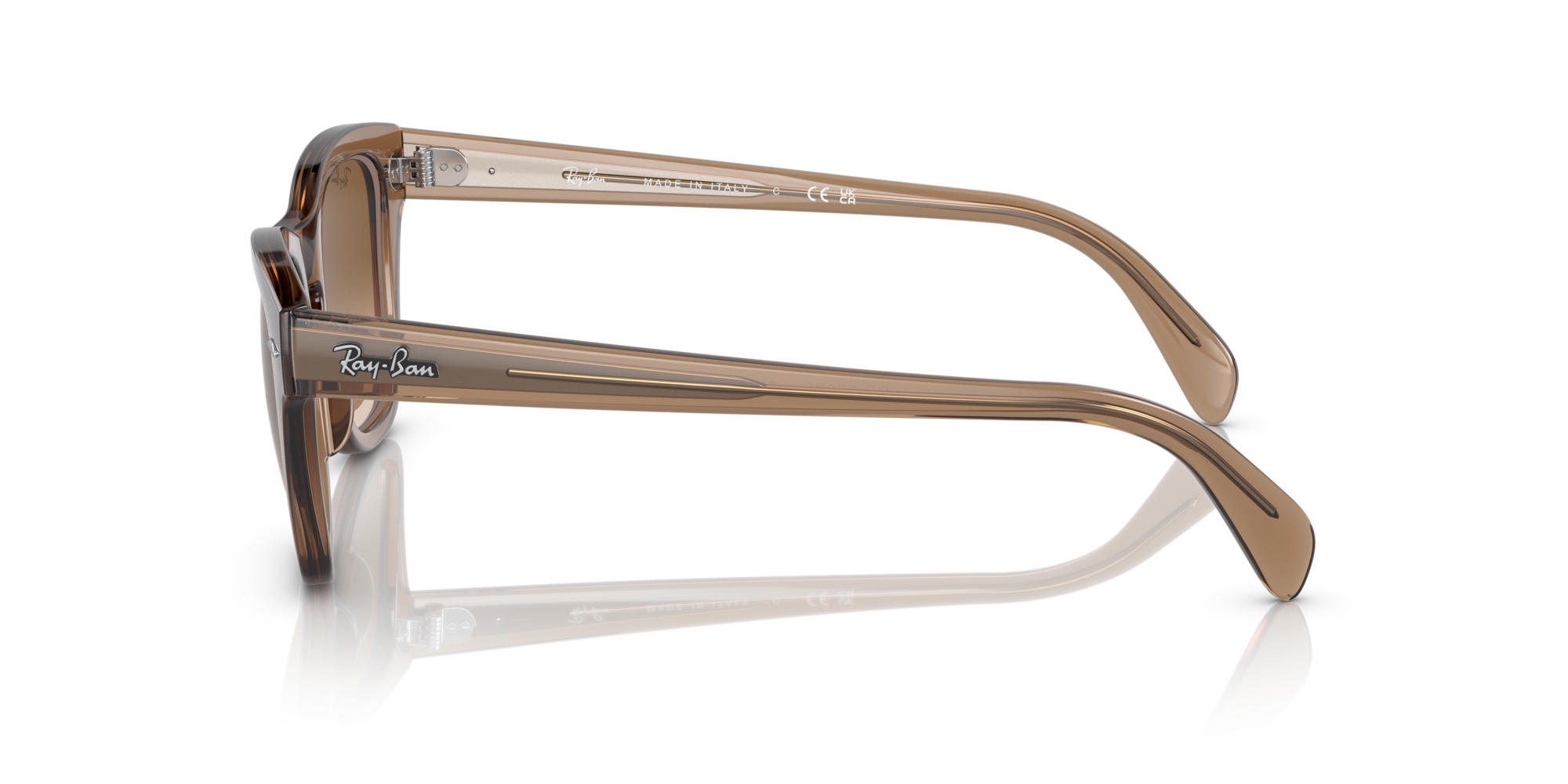 RB-0707S 664051 TRANSPARENT LIGHT BROWN(CLEAR GRADIENT BROW 53*21, Marró, hi-res image number 2