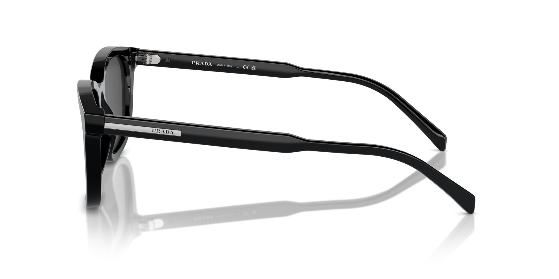 PRADA-A21S/S 16K08Z BLACK/DARK GREY 53*20, Negre, hi-res image number 2