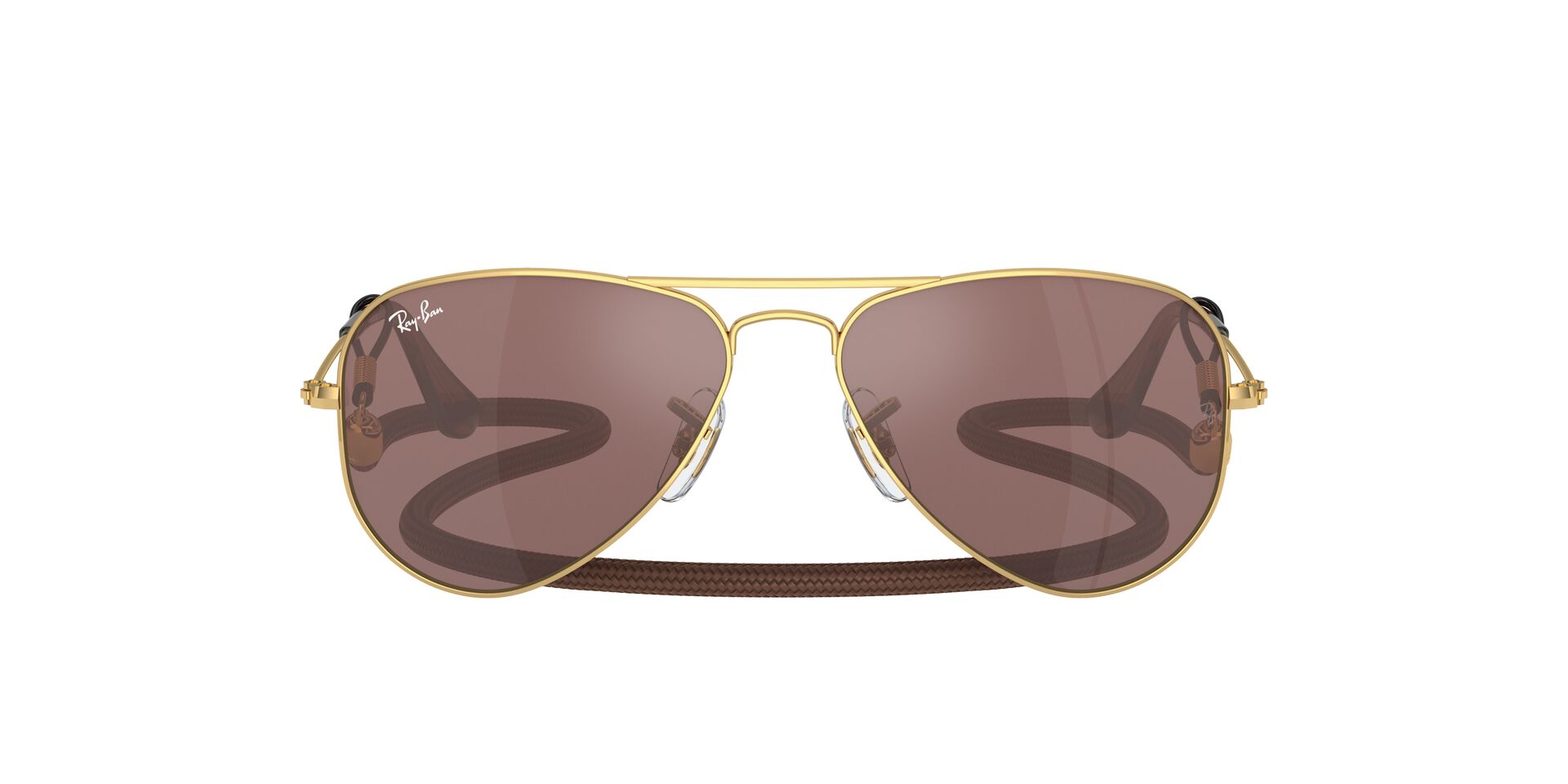 RJ-9506S 223/6G*3N ARISTA(BROWN MIRR SILVER + cordon marron 52*14, Daurat, hi-res image number 1