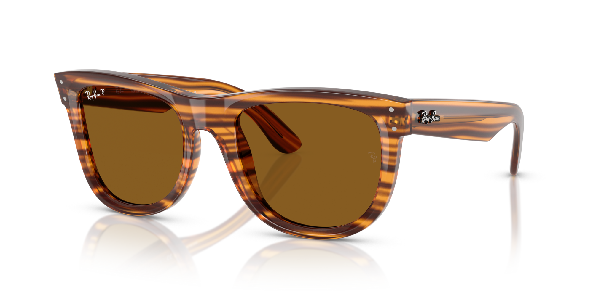 RB-R0502S 679183 STRIPED HAVANA(POLAR DARK BROWN 50*22, Havana a ratlles, hi-res image number 0
