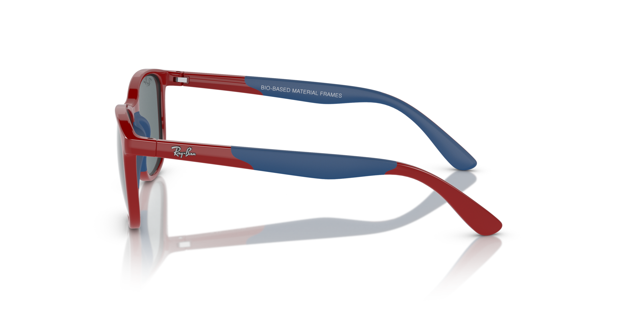 RJ-9077S 71606G RED ON RUBBER BLUE (GREY MIRROR BLACK) 49*16, Vermell | Blau, hi-res image number 2
