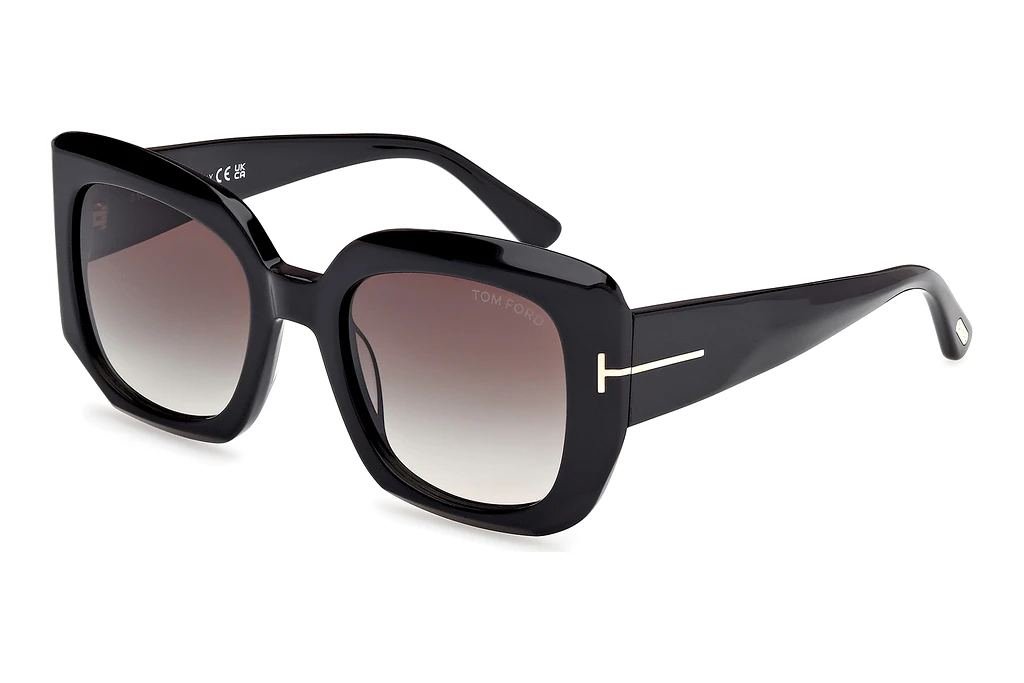 TOMFORD-1220/S 01B shiny black 52*21, Negre, hi-res image number 0