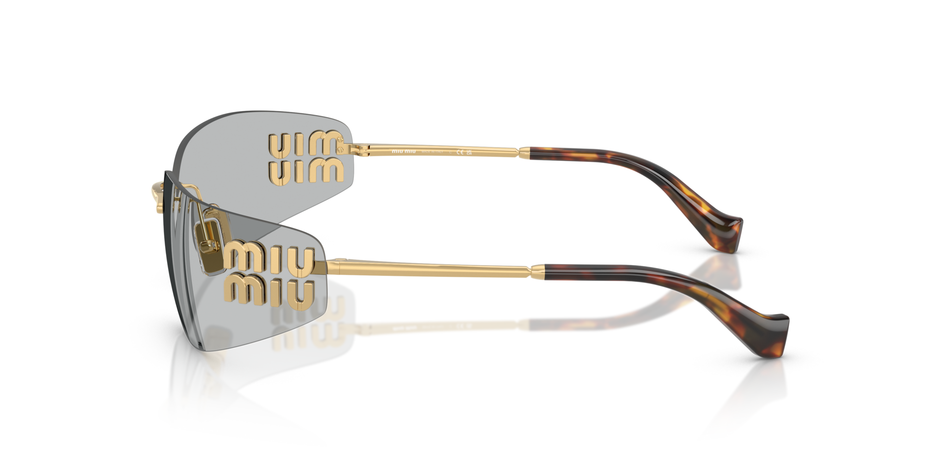 MIUMIU-A51S/S 5AK20P GOLD 75*14, Daurat, hi-res image number 2