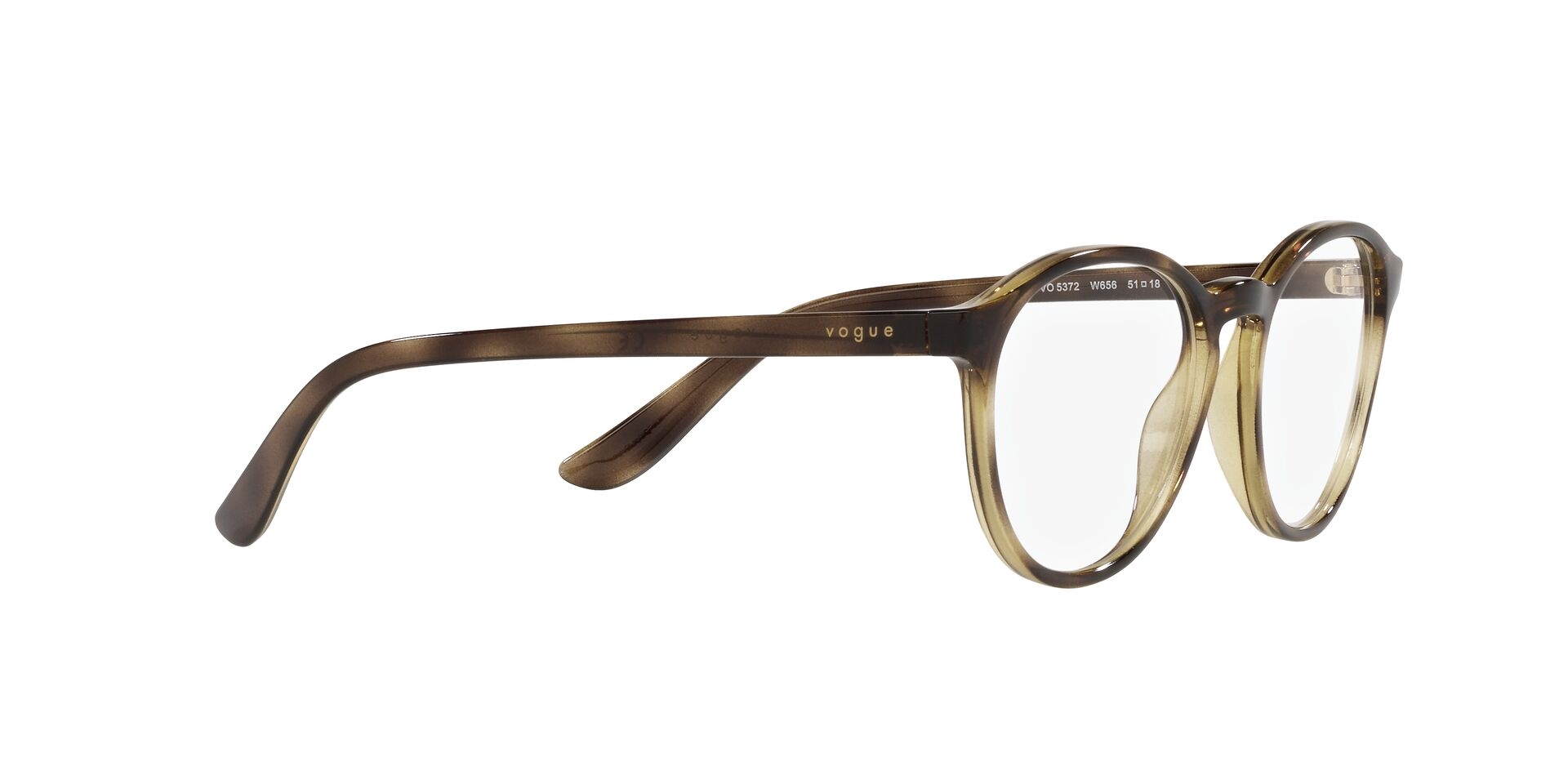 VOGUE-5372/G W656 DARK HAVANA 51*18, Havana, hi-res image number 1