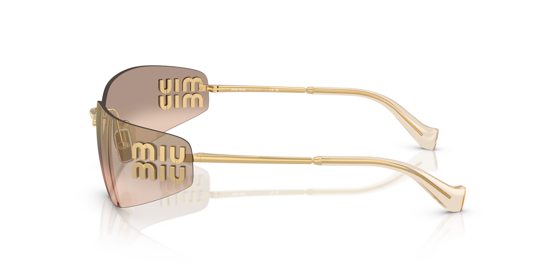 MIUMIU-A51S/S 5AK20P GOLD 75*14, Daurat, hi-res image number 2