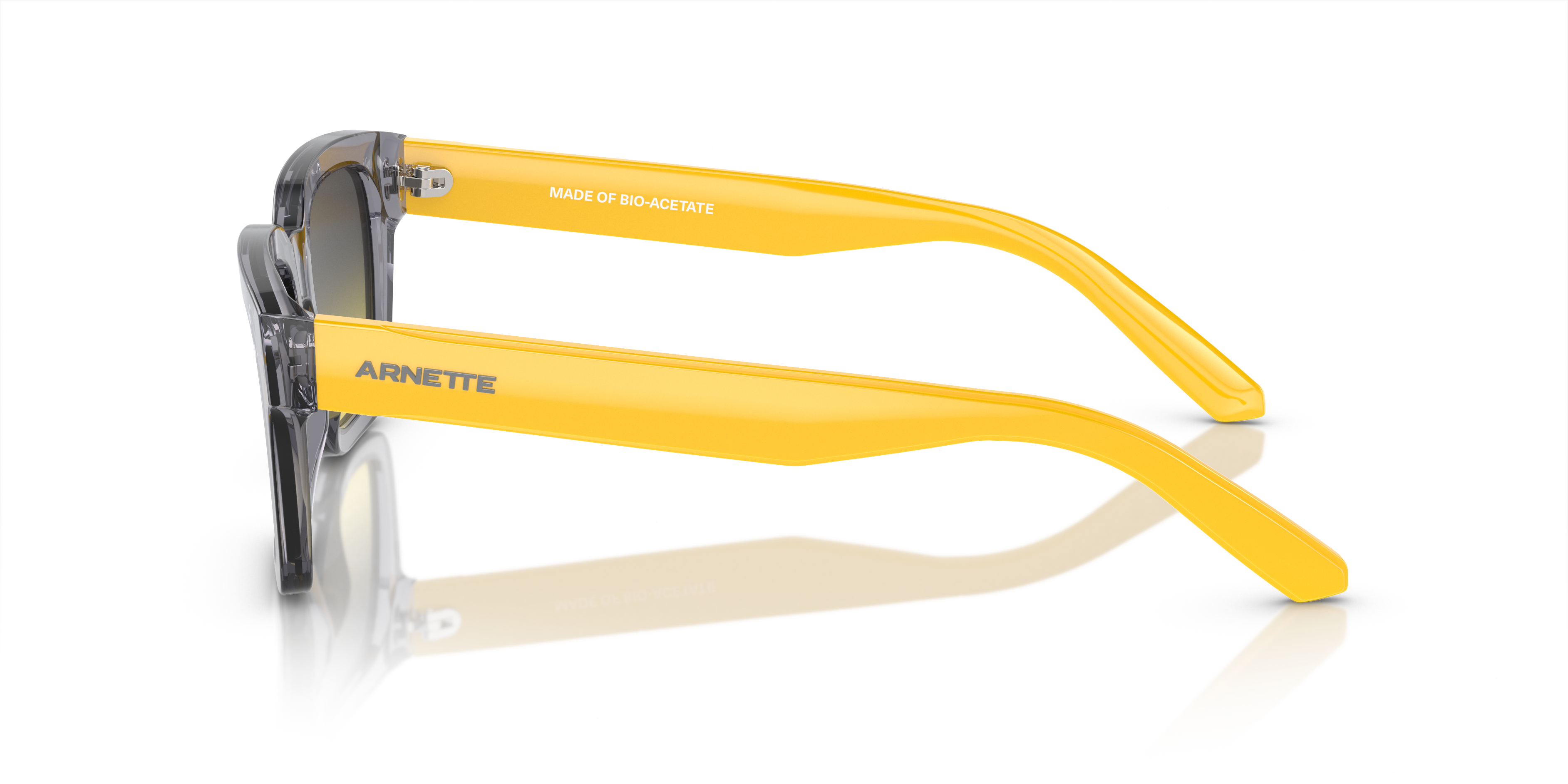 ARNETTE-4334 12432Q TRANSPARENT GREY(CLEAR FIFTY YELLOW/DARK GREY 53*18, Gris, hi-res image number 2
