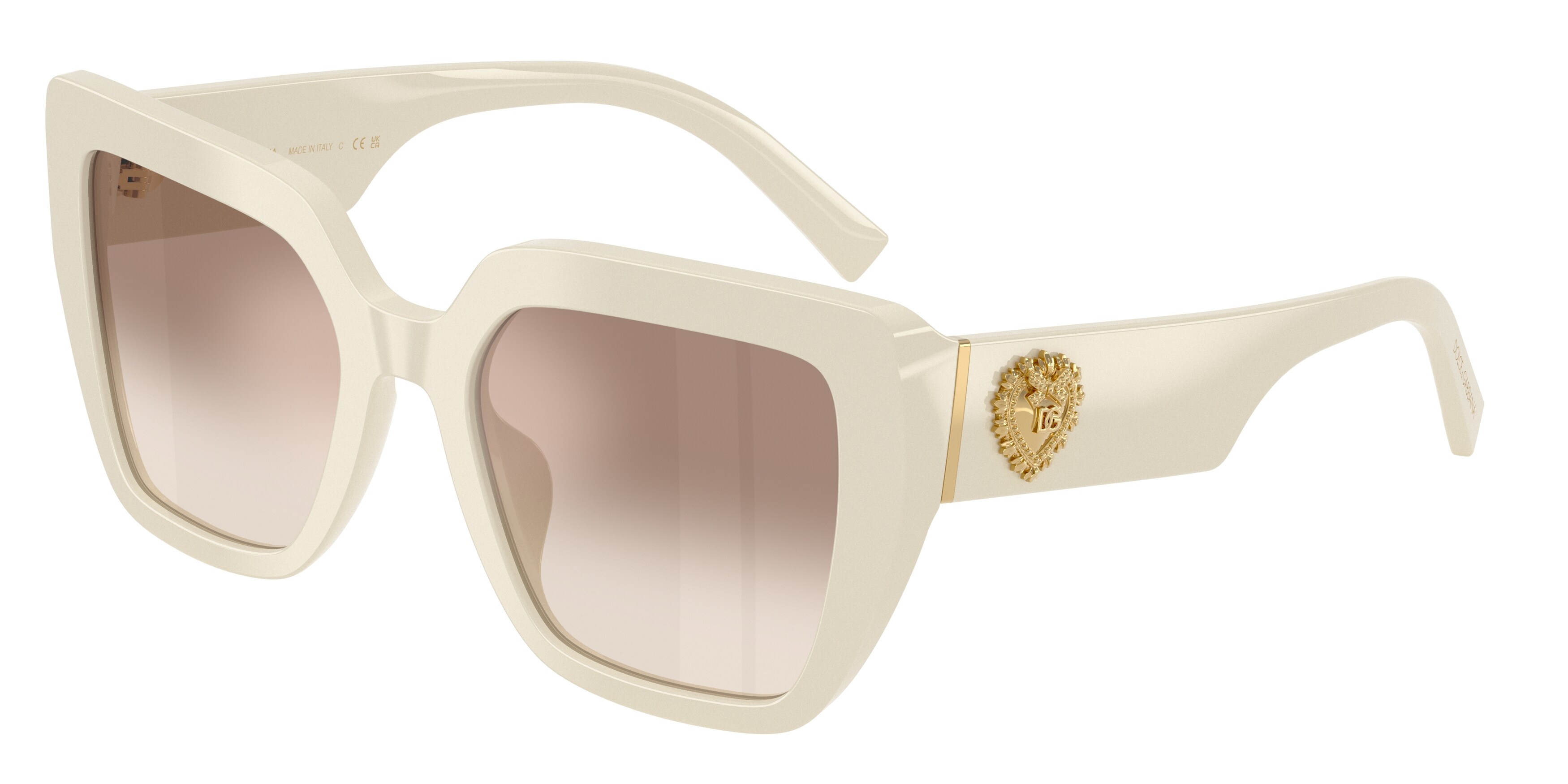 GABBANA-4538/S 331294 CREAM(GRADIENT BROWN MIRROR SILVER 54*20, , hi-res image number 0