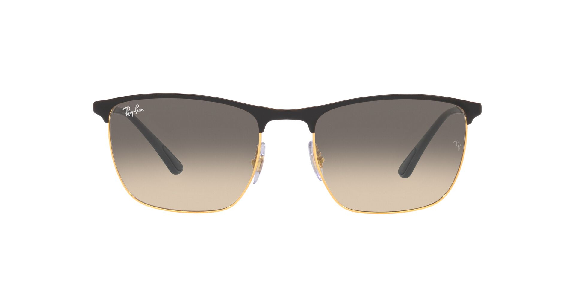 RB-3686 187/32 BLACK ON ARISTA(CLEAR GRADIENT GREY 57*19, Negre, hi-res image number 1