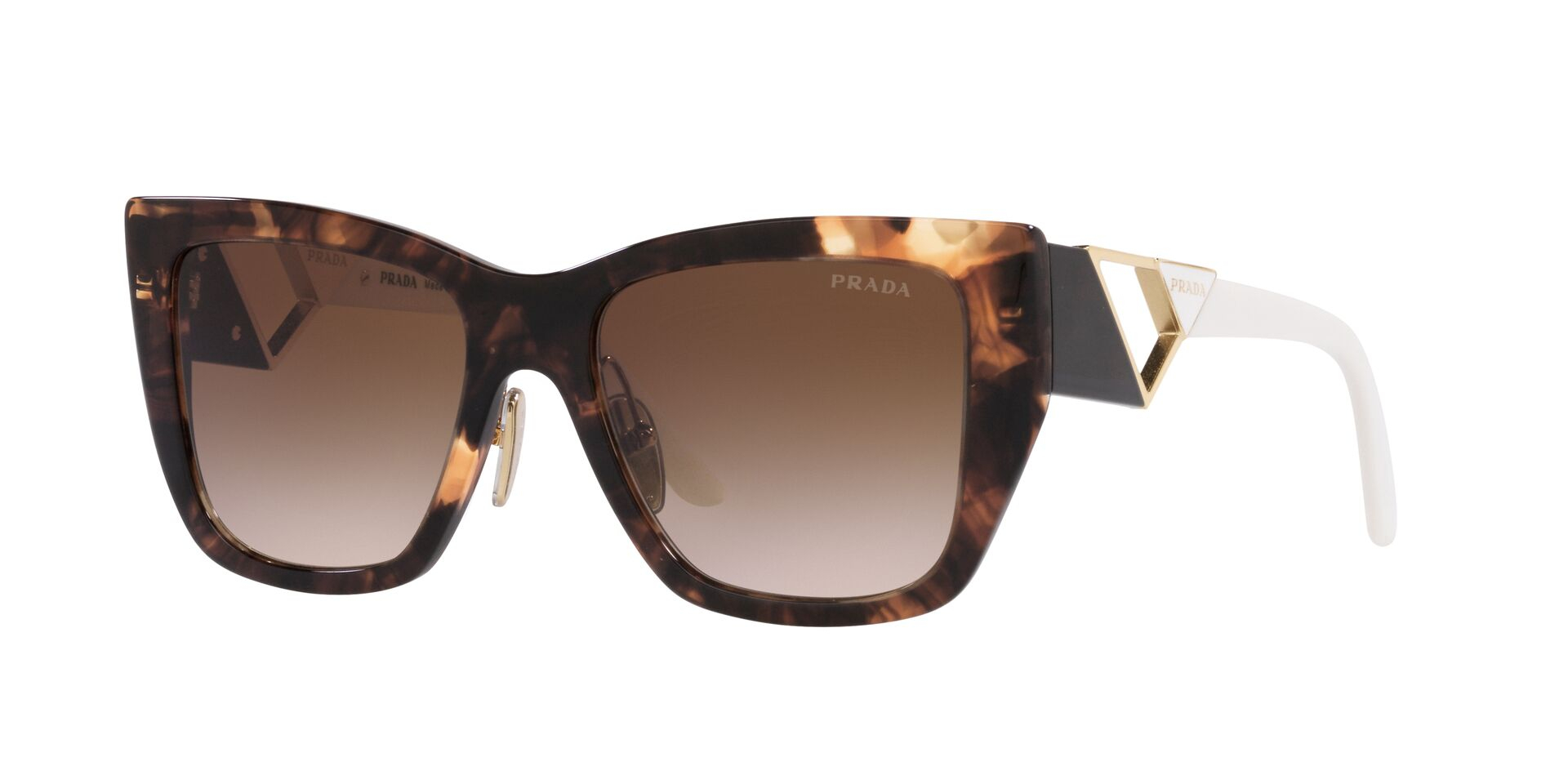 PRADA-21YS/S 07R6S1 CARAMEL/TORTOISE 54*18, Havana, hi-res image number 0