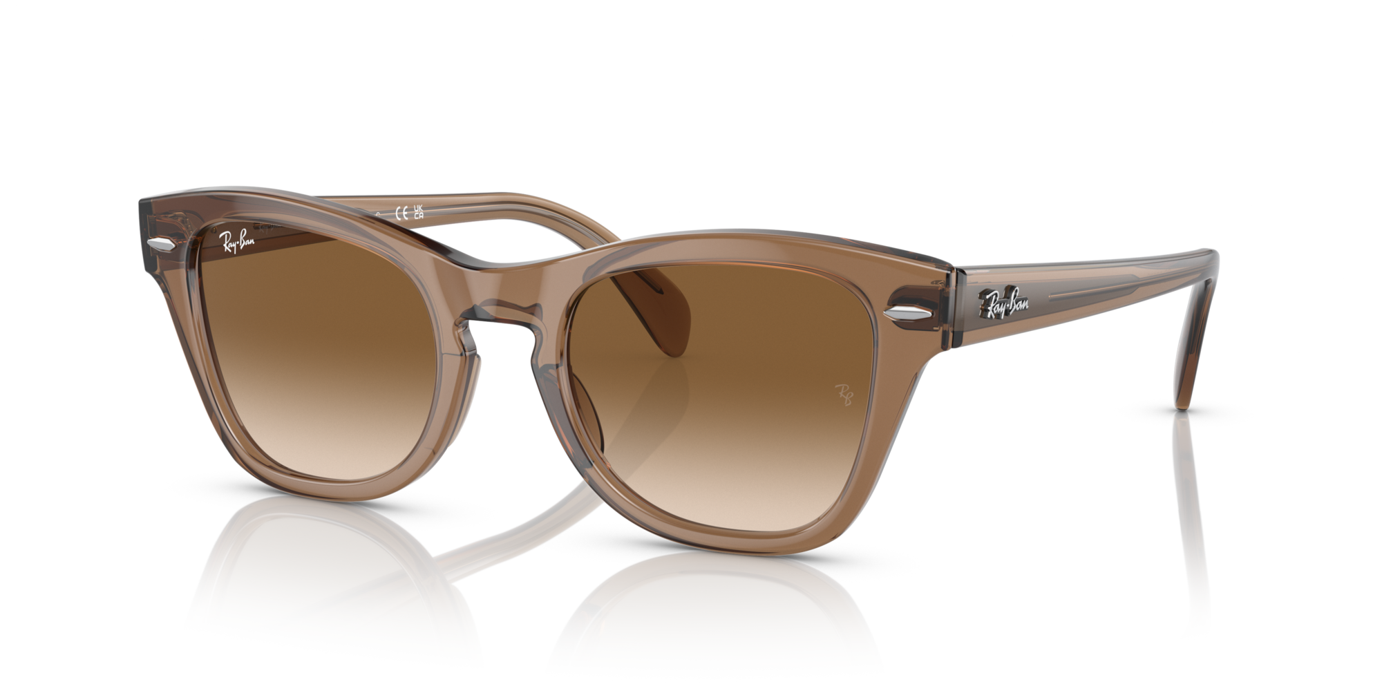 RB-0707S 664051 TRANSPARENT LIGHT BROWN(CLEAR GRADIENT BROW 53*21, Marró, hi-res image number 0