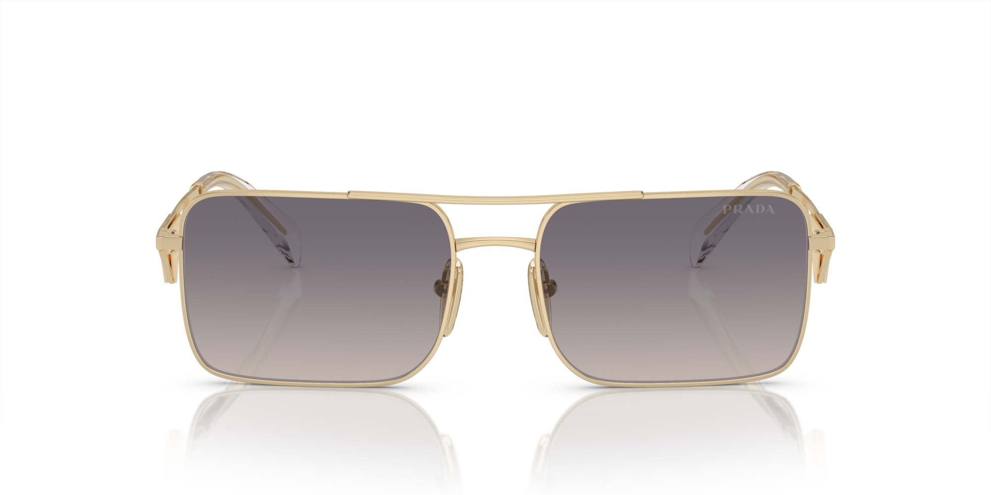 PRADA-A52/S ZVN30C GOLD (BLUE GRAD MIRROR SILVER 56*17, , hi-res image number 1