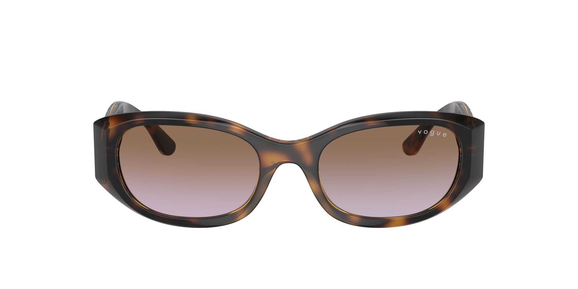 VOGUE-5525/S W65668 DARK HAVANA(VIOLET GRADIENT BROWN 52*19, Havana, hi-res image number 1