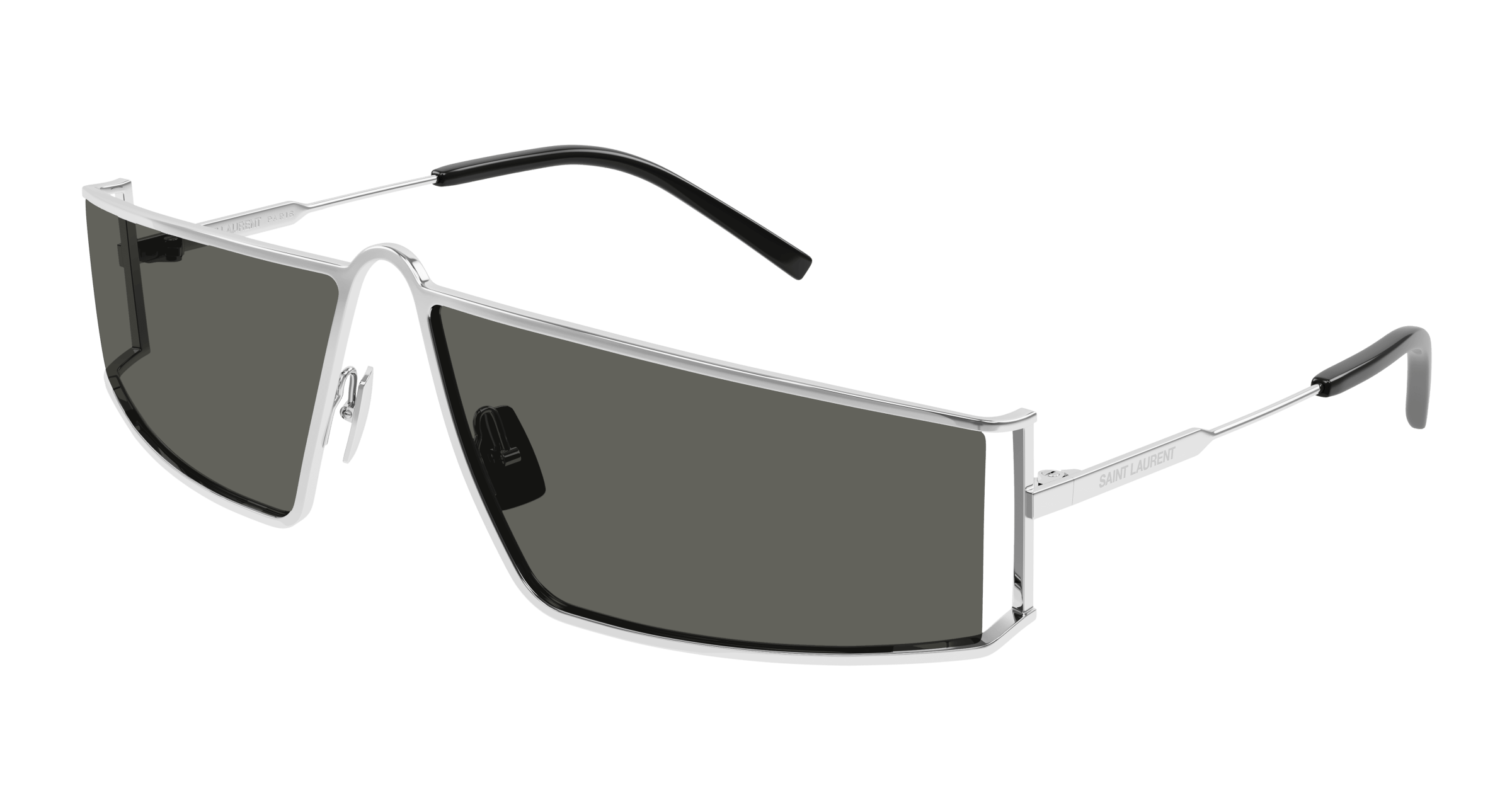 SAINT-LAURENT-SL606/S 002 SILVER (GREY) 66*13, Plata, hi-res image number 0