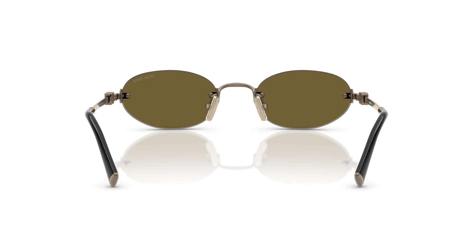 MIUMIU-A54S/S 26C09Z OLD GOLD (DARK BROWN) 51*20, Daurat, hi-res image number 3