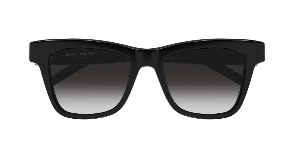 SAINT-LAURENT-SLM106/S 002 BLACK/BLACK (GREY) 52*18, Negre, hi-res image number 1