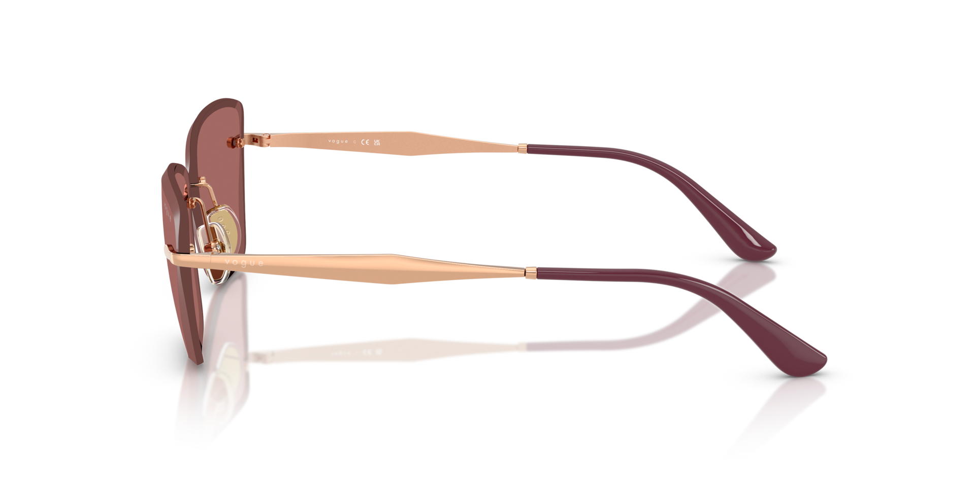 VOGUE-4332S/S 515269 ROSE GOLD(DARK PURPLE 59*15, , hi-res image number 2