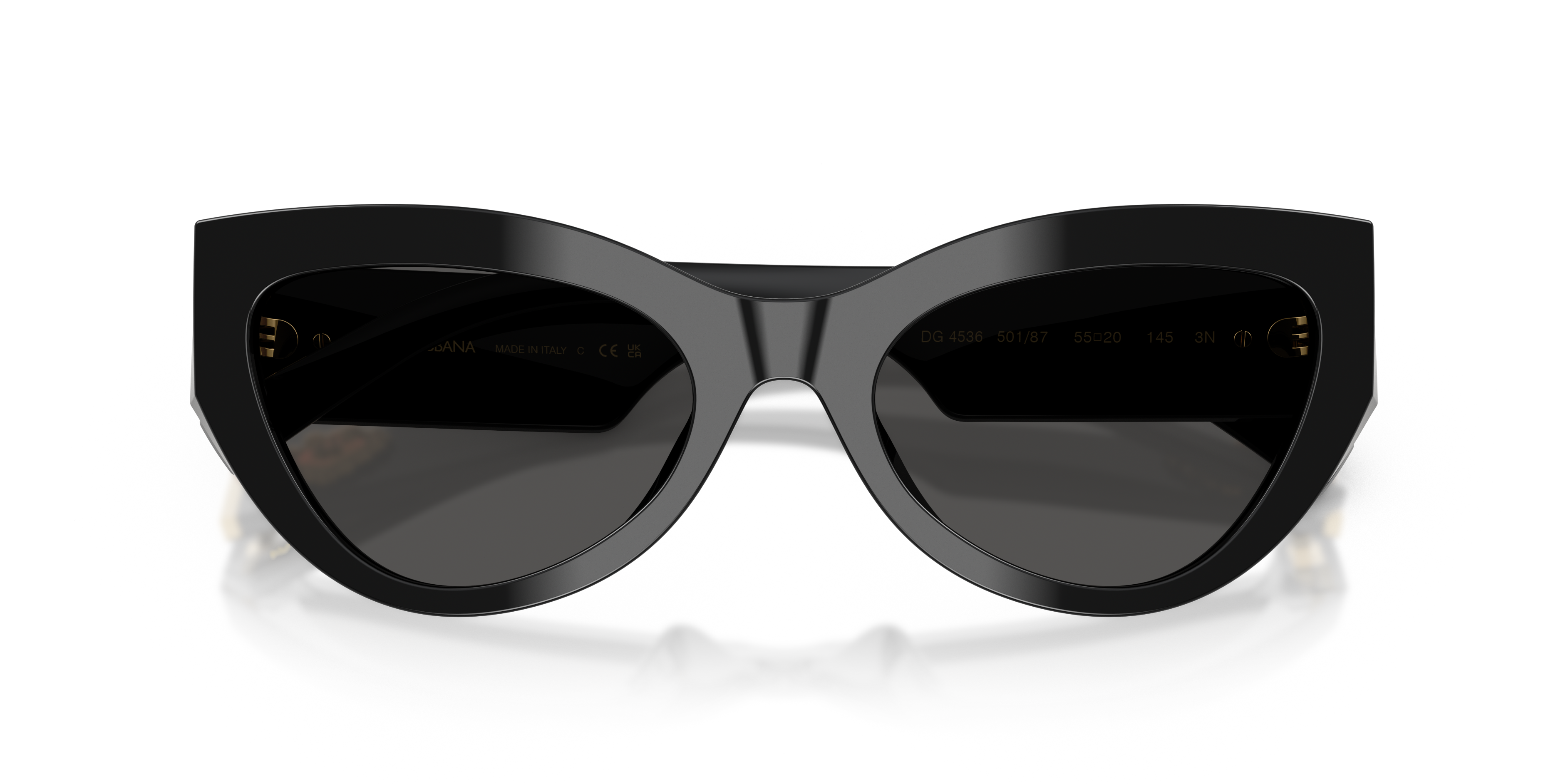 GABBANA-4536/S 501/87 BLACK(DARK GREY 55*20, , hi-res image number 4