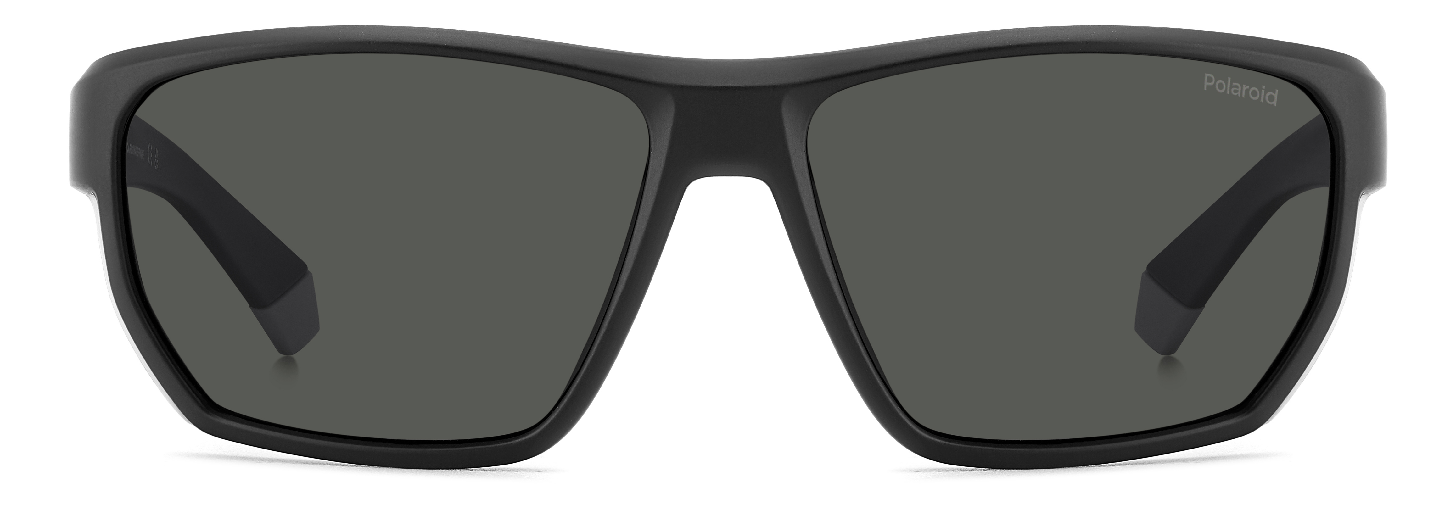 POLAROID-7057/S 003*M9 MATTE BLACK(GREY POLARIZED 60*15, Negre mat, hi-res image number 1