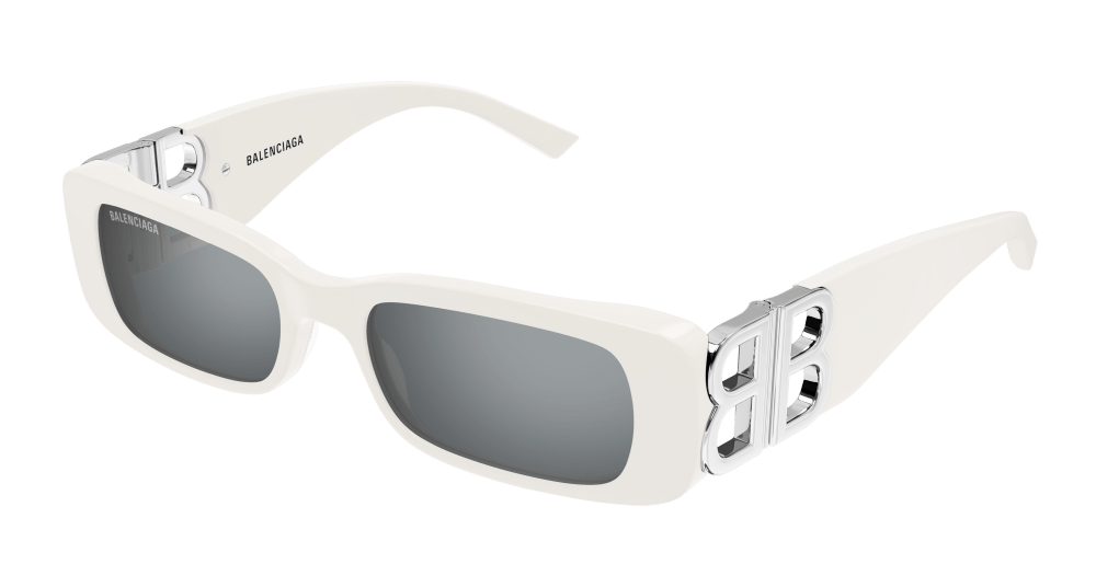 BALENCIAGA-BB0096S/S 020 WHITE SILVER(SILVER 51*18, Blanc, hi-res image number 0