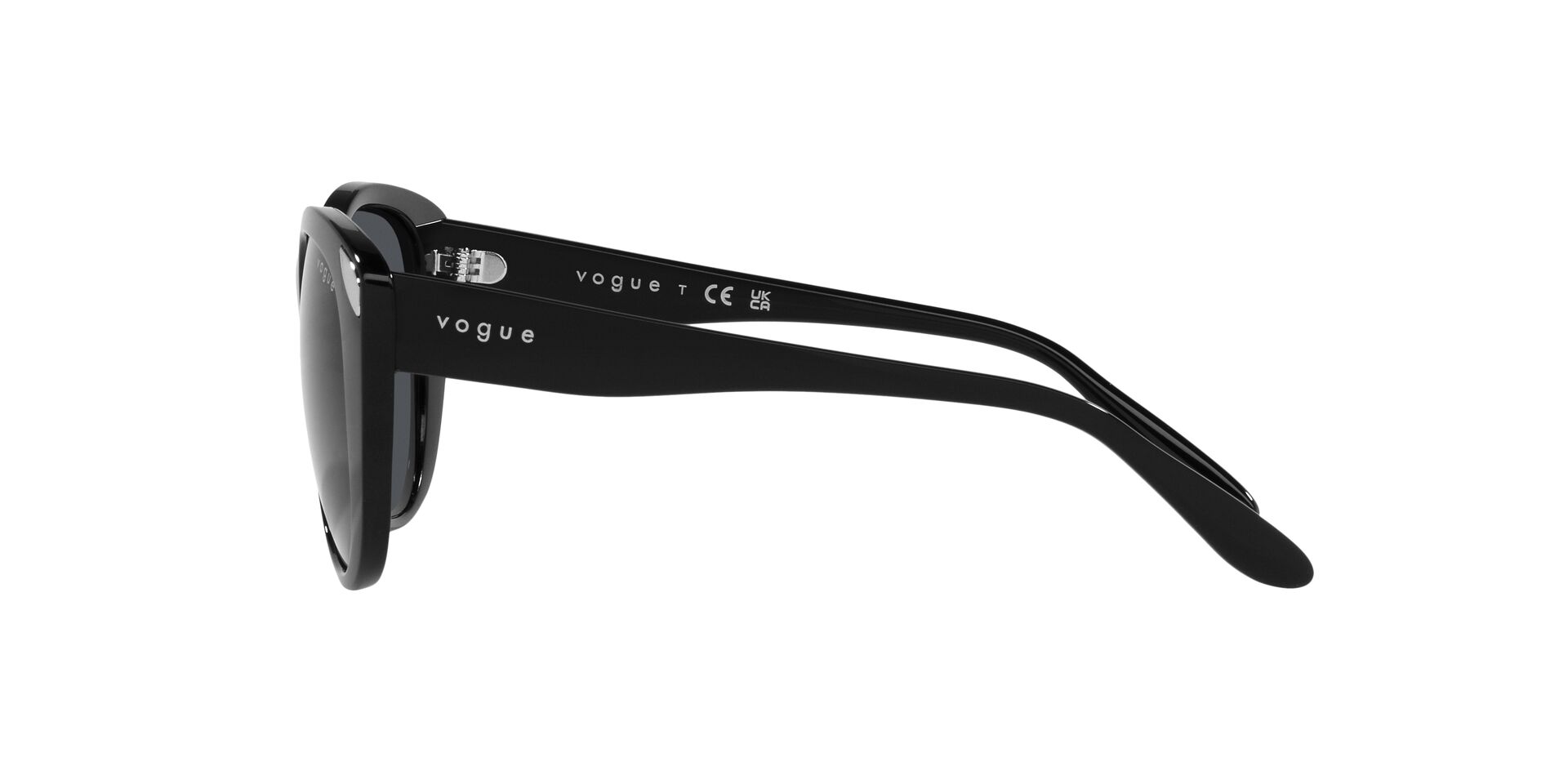 VOGUE-5457S/S W44/87 BLACK(DARK GREY 53*17, Negre, hi-res image number 2