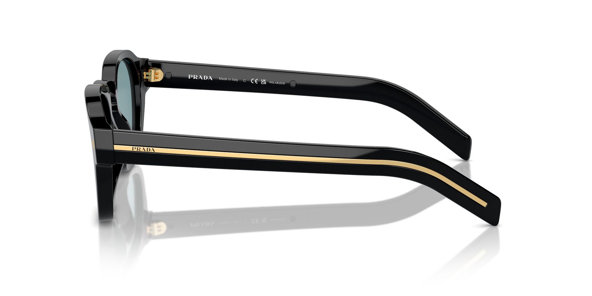 PRADA-A16S/S 16K04D BLACK(GREEN POLAR 52*24, Negre, hi-res image number 2