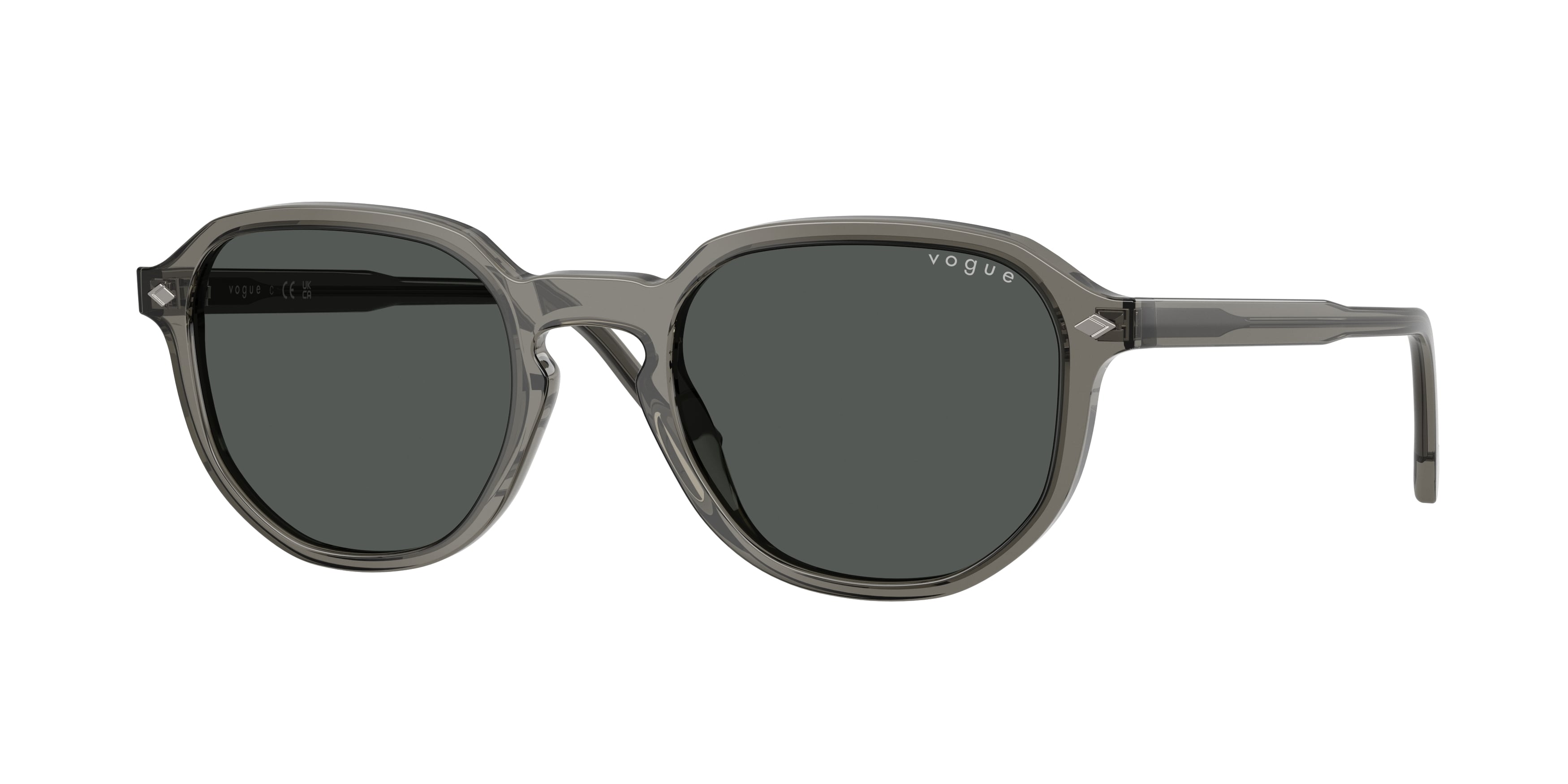 VOGUE-5707S/S 329487 TRANSPARENT DARK GREY(DARK GREY 51*20, , hi-res image number 0