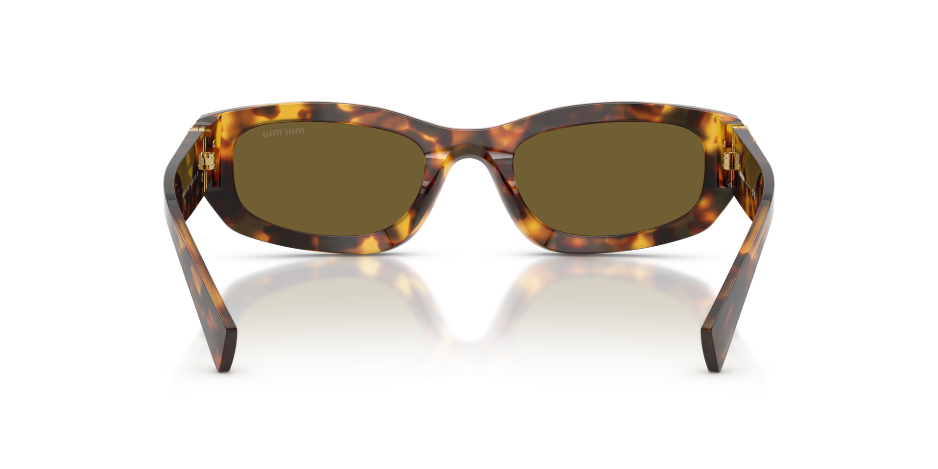 MIUMIU-B04S/S 14L09Z HAVANA HONEY(DARK BROWN 53*22, , hi-res image number 3