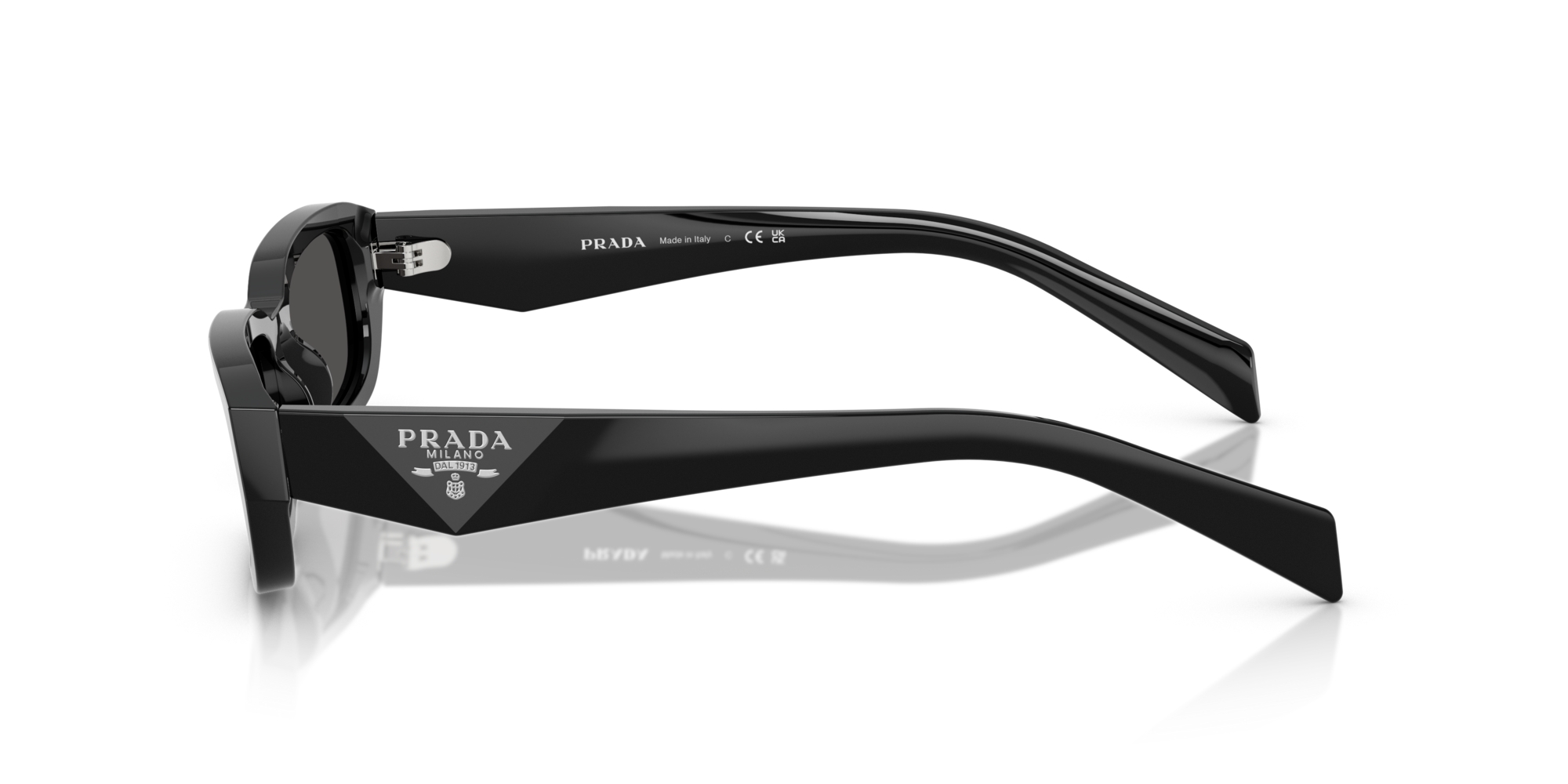 PRADA- B06S/S 16K08Z BLACK(DARK GREY 53*19, , hi-res image number 2