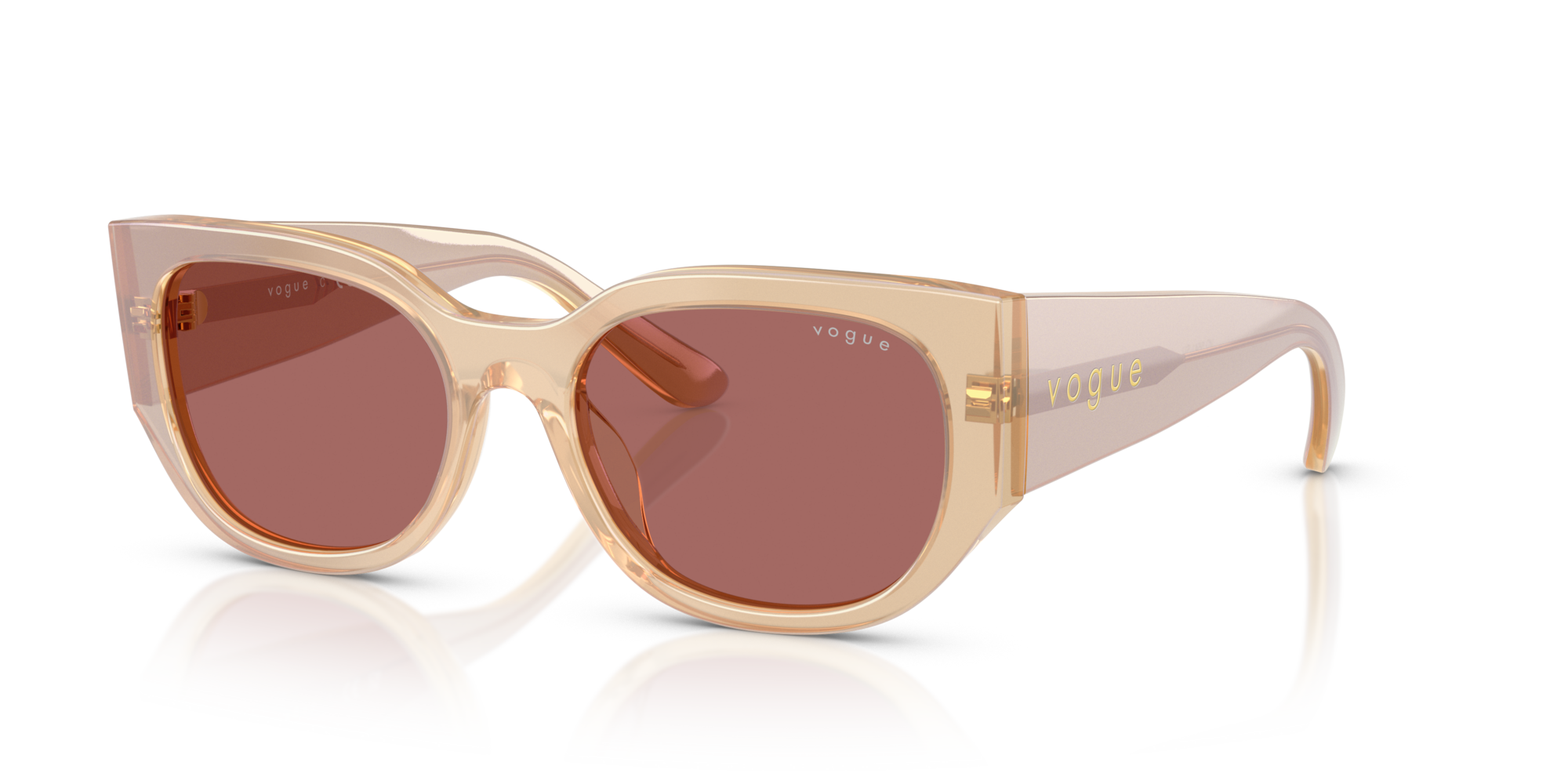 VOGUE-5641SU/S 323469 TRANSPARENT PEARL CREAM 53*18, Perla transparent, hi-res image number 0