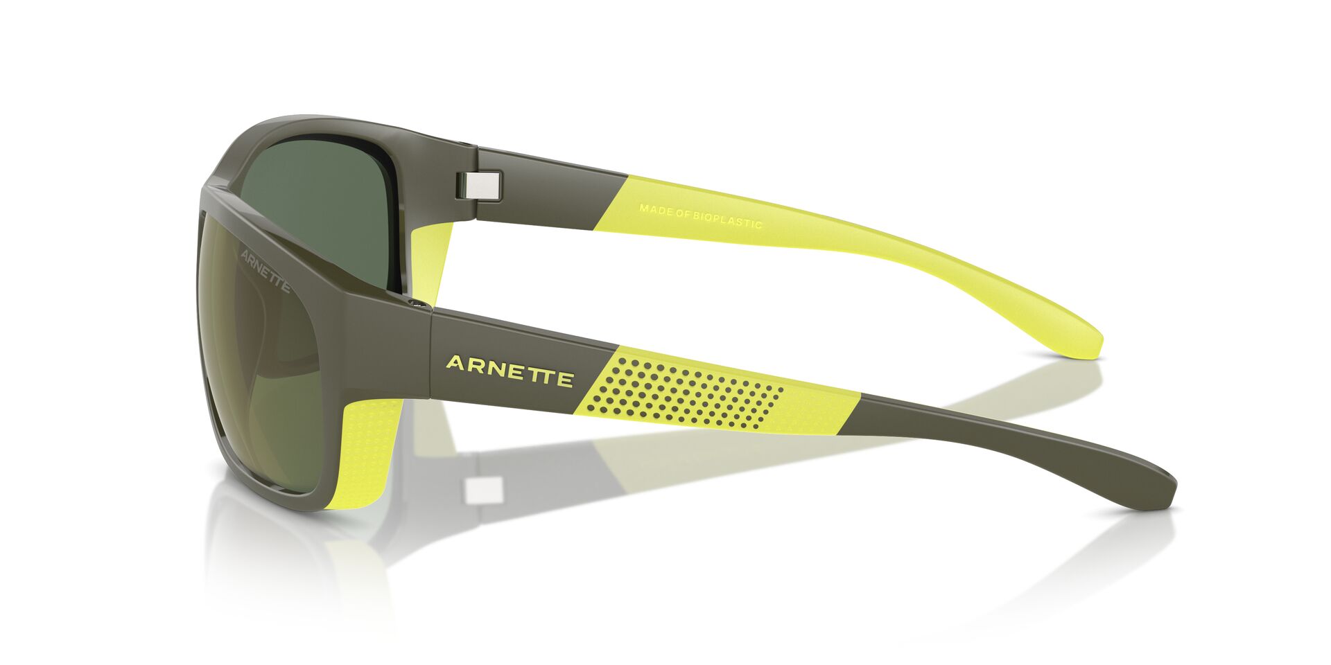 ARNETTE-4337 28546R MILITARY/LIME MATTE/SHINY(DARK GREEN MIRROR PETROL 63*16, Verd, hi-res image number 2